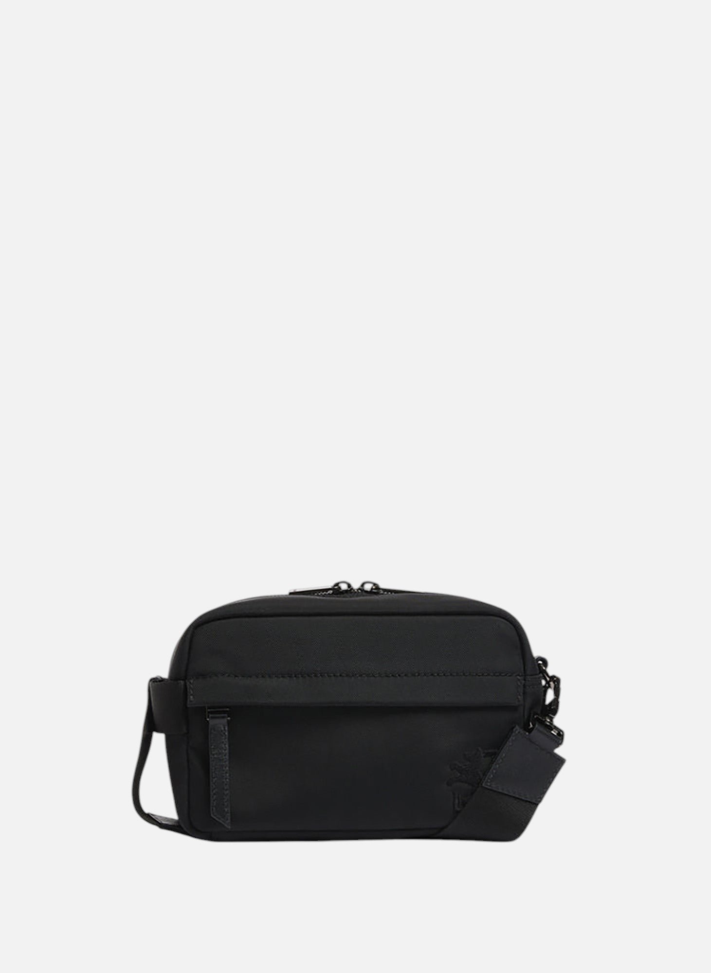 Petit sac bandoulière Noah en toile nylon LE TANNEUR Noir