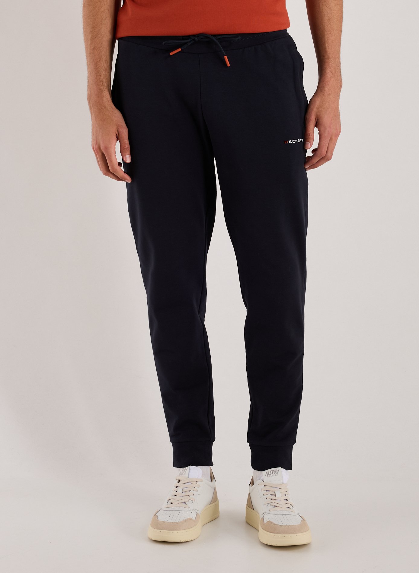 HACKETT Cotton-blend joggers Blue