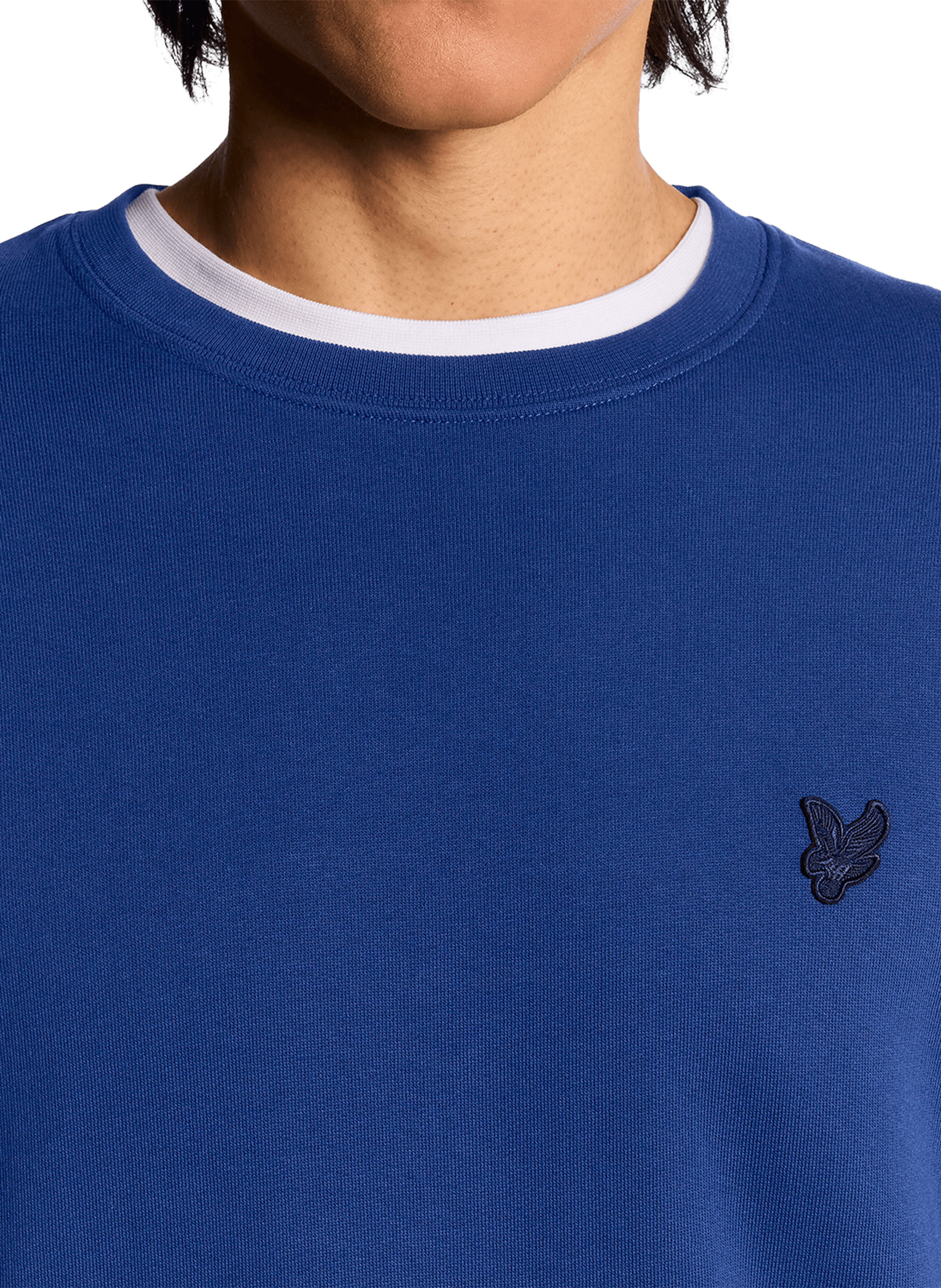Sweat à col rond en coton LYLE & SCOTT Bleu