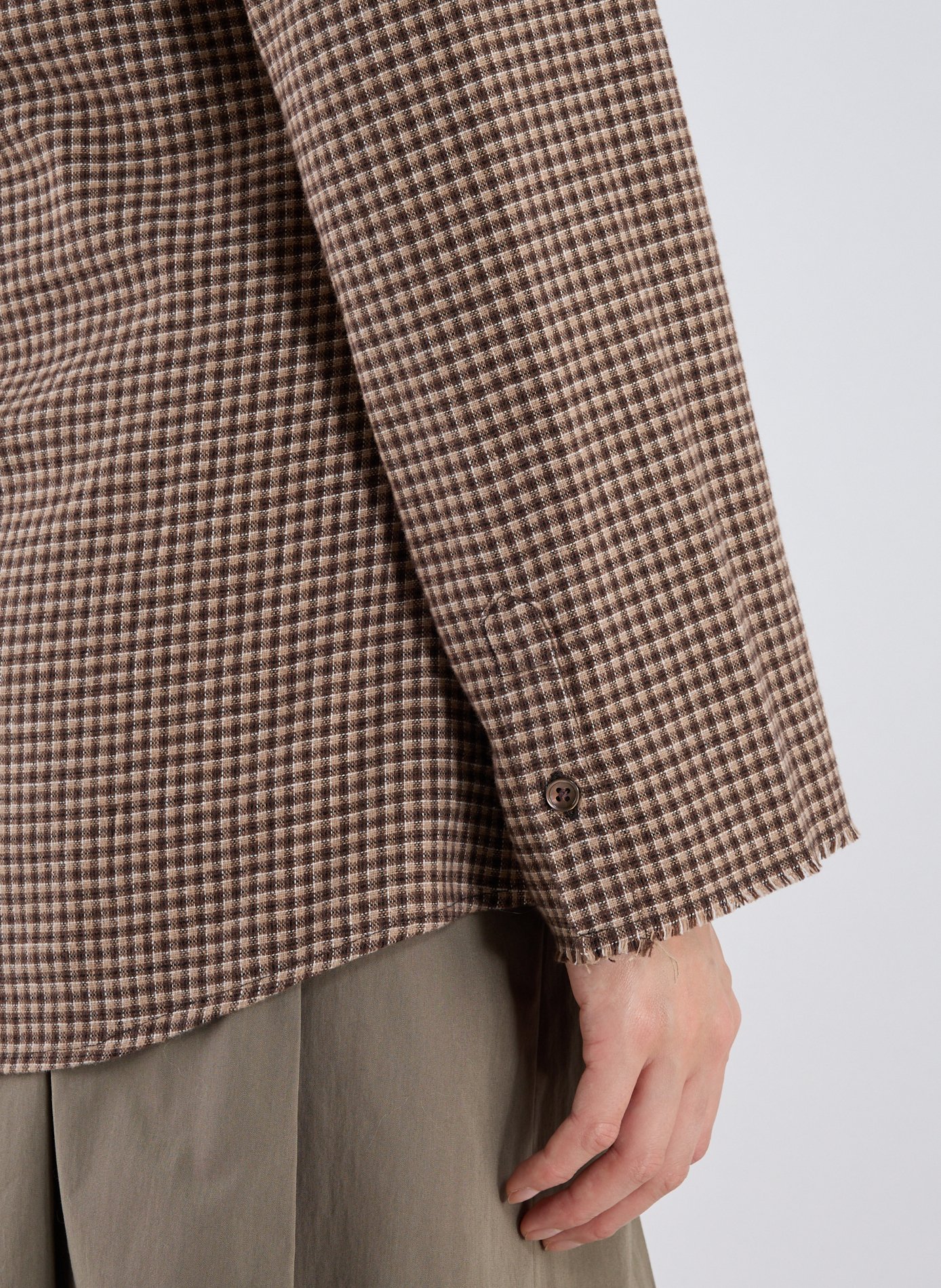 Shirt with classic plaid collar OUR LEGACY Multicolour