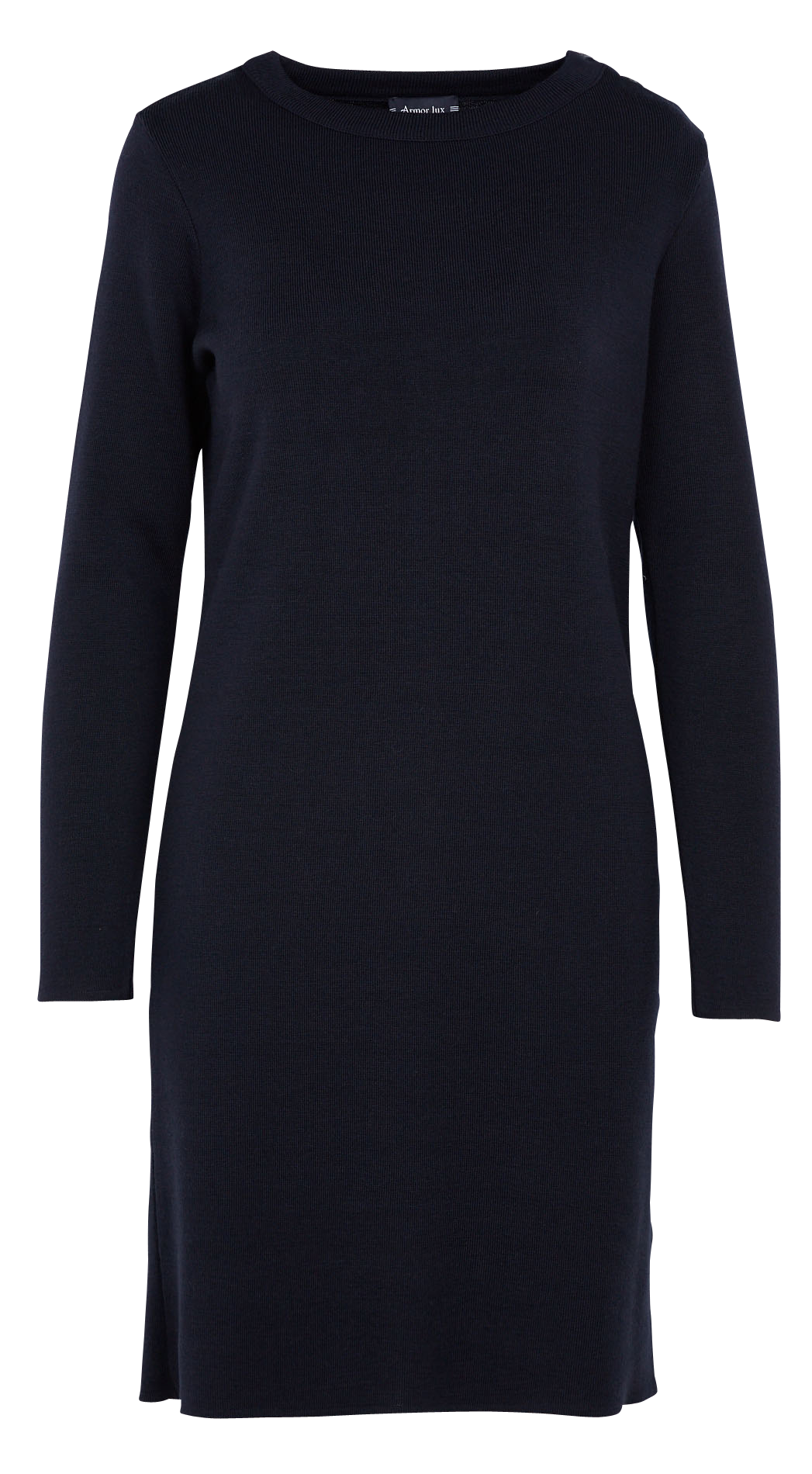 Robe courte manches longues rayée en laine ARMOR-LUX Bleu