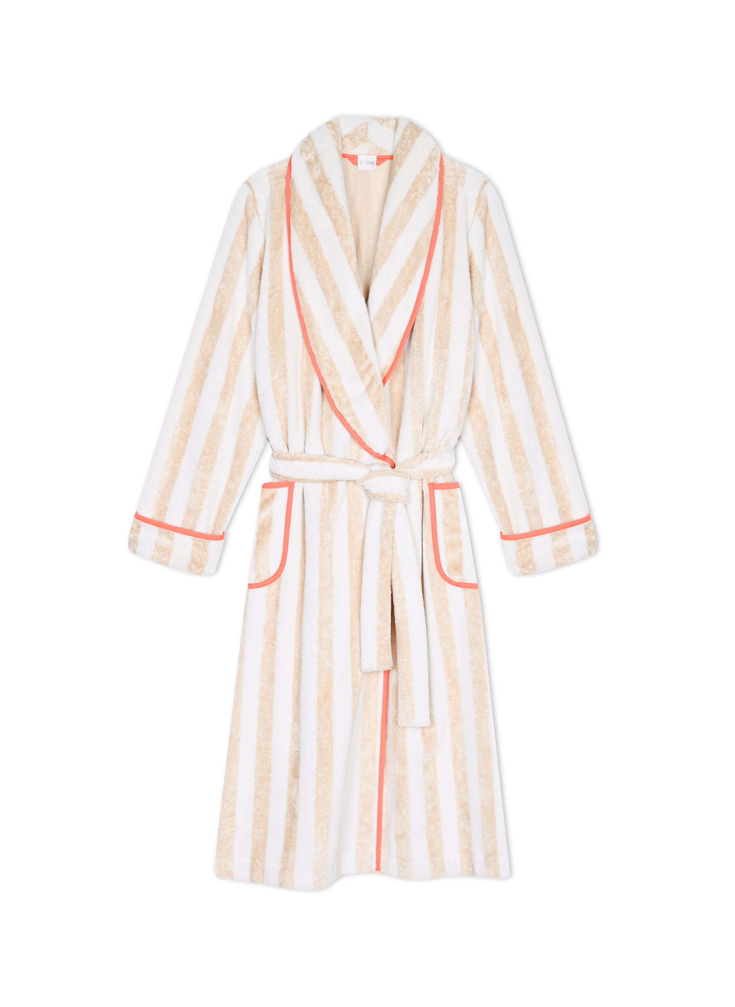 Peignoir en bouclette éponge transat 260 LE CHAT Multicolore