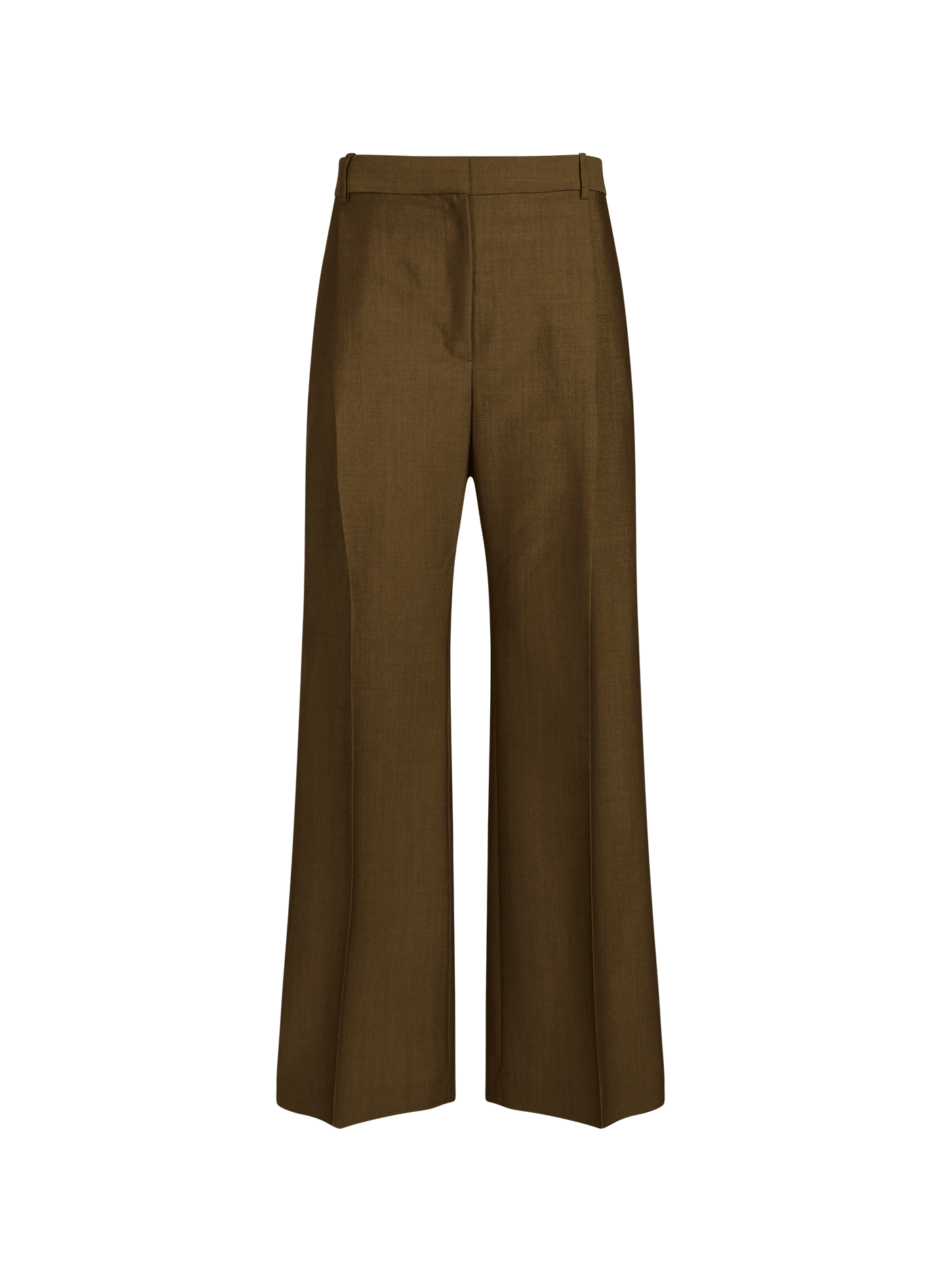 Pantalon de tailleur à pinces uni ROHE FRAMES Marron