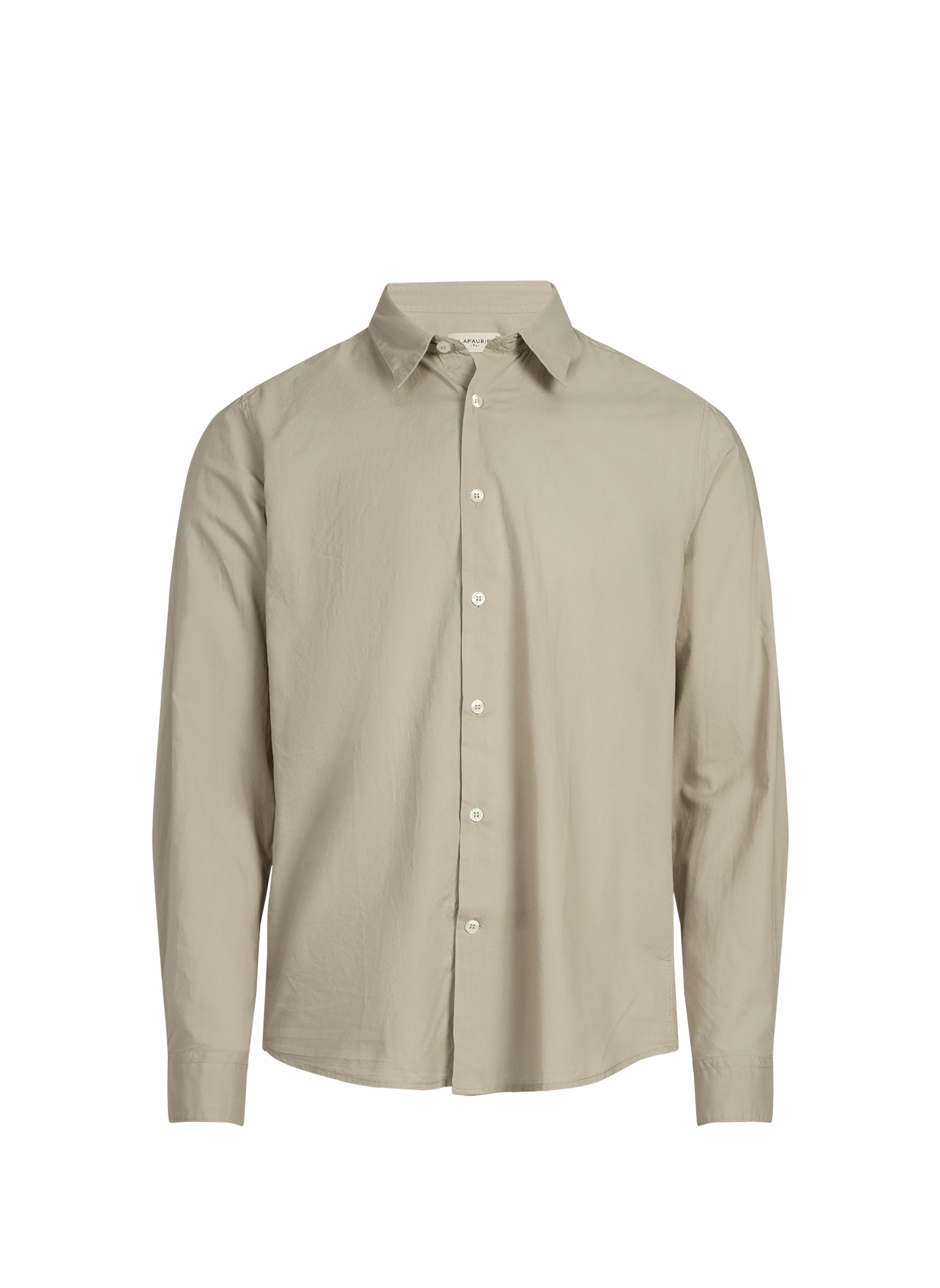 Chemise col classique en coton LAFAURIE Vert