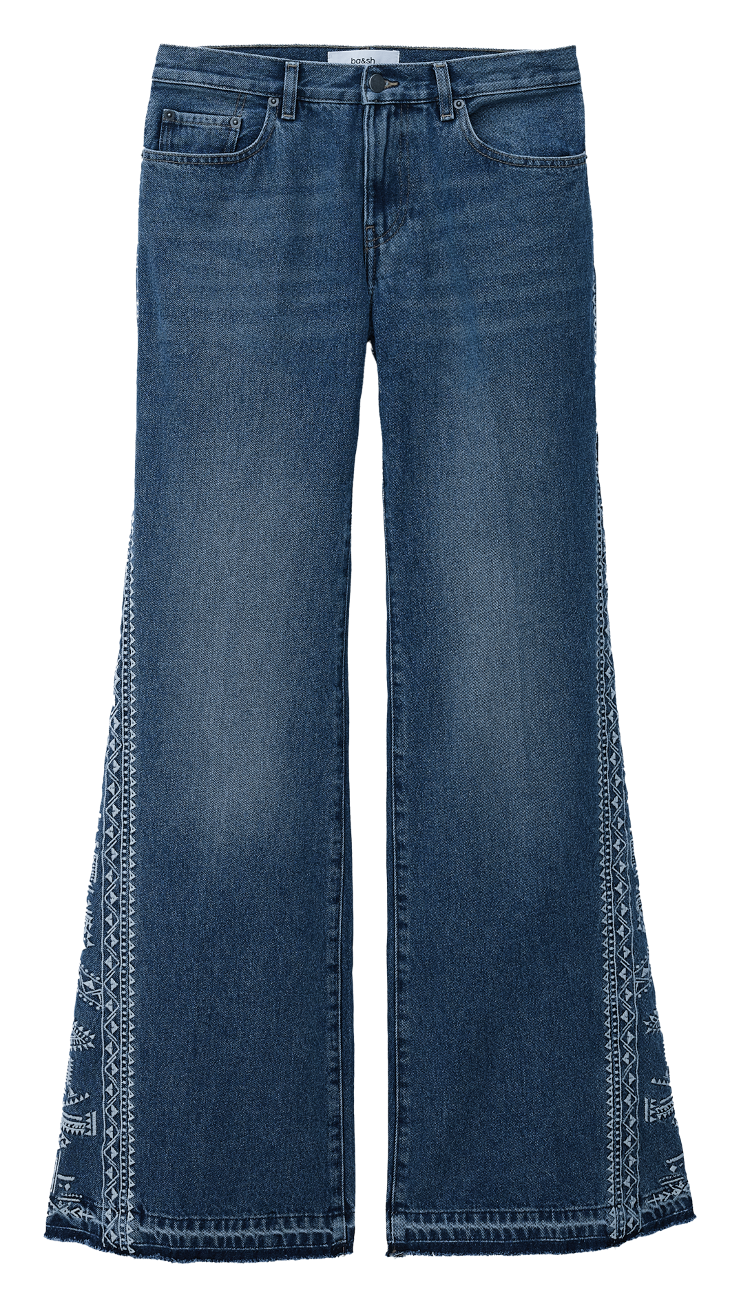 Jean bootcut en coton vivy BA&SH Bleu