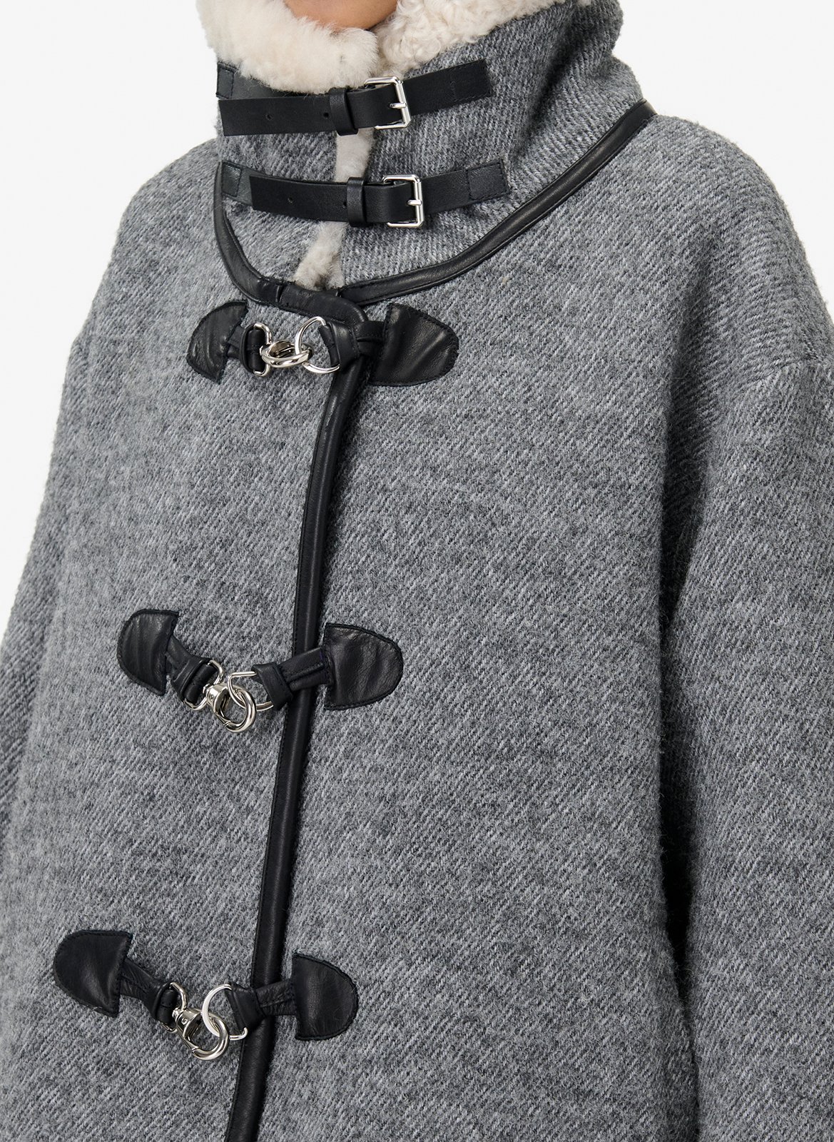 Manteau oversize kasson IRO Gris