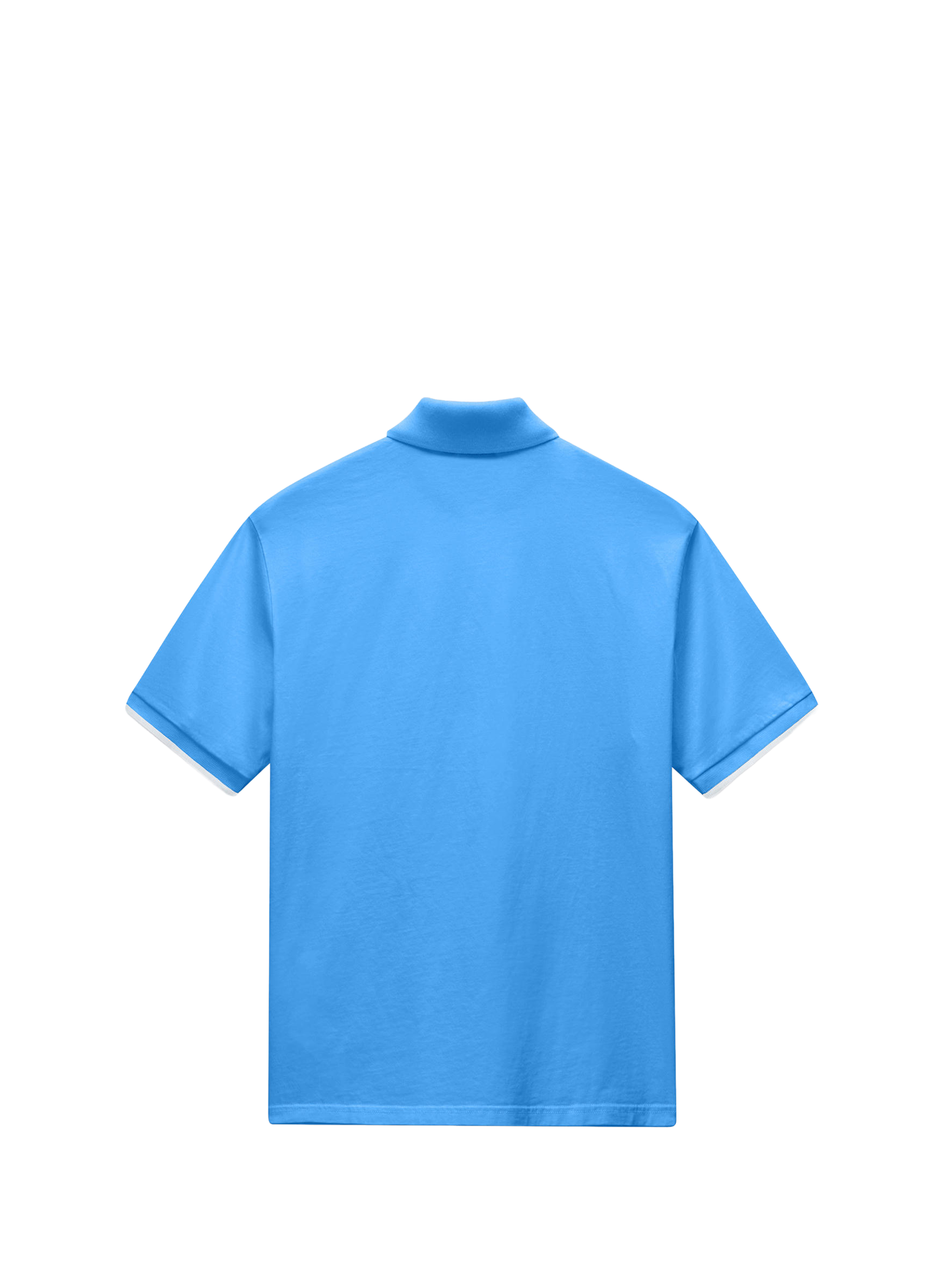 Polo droit à badge en coton  NAPAPIJRI Bleu