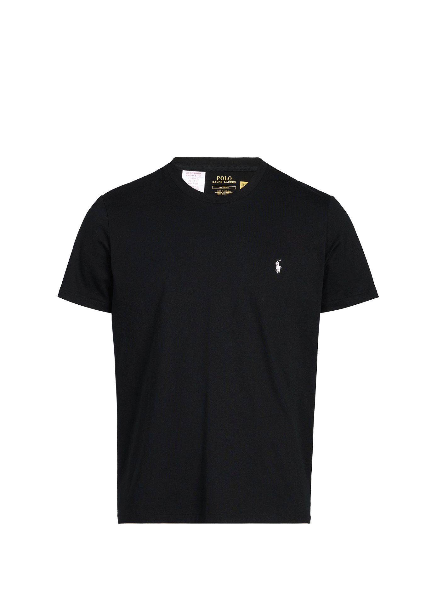 Camiseta de algodón  Polo black - white pp