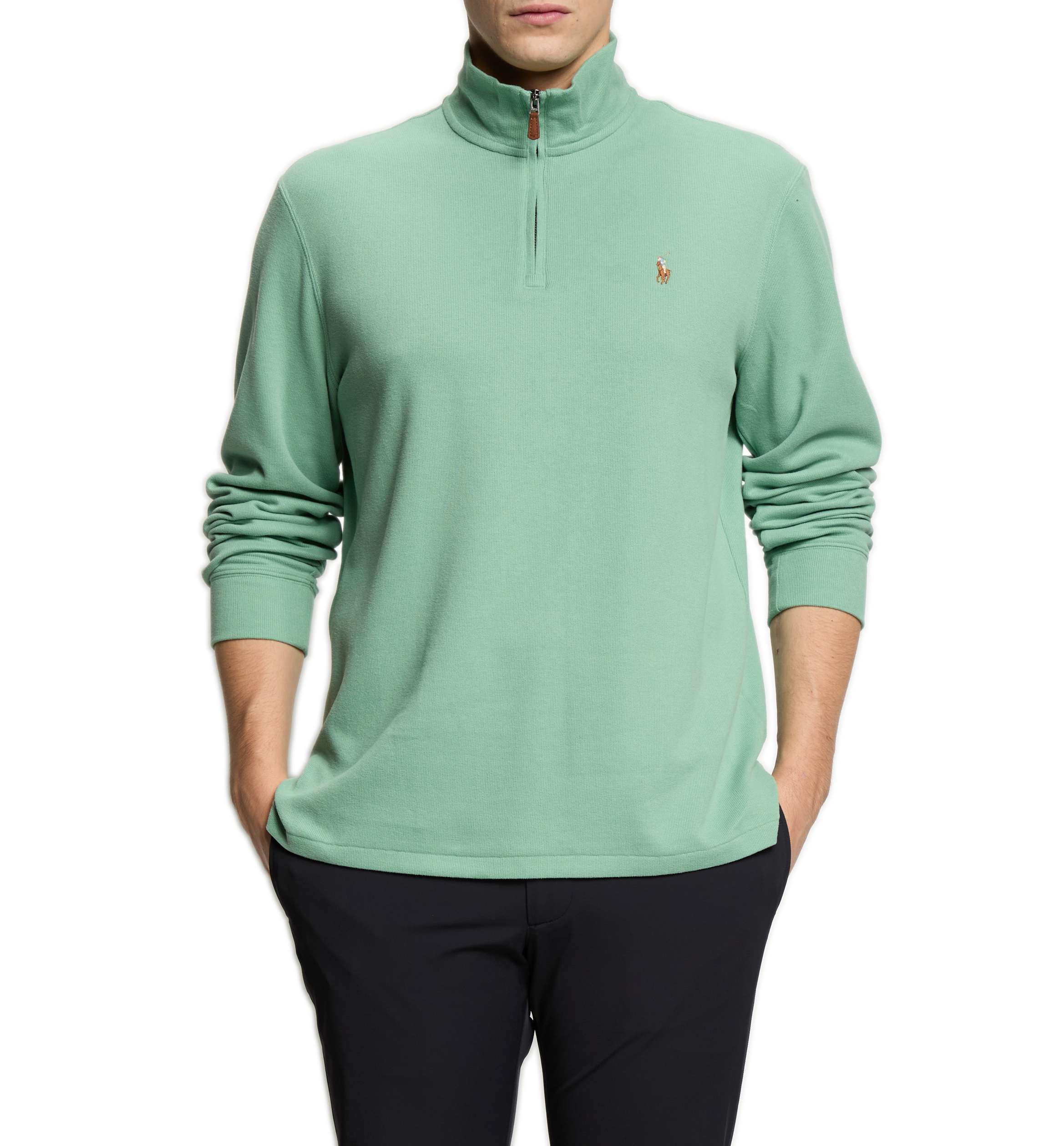 Cotton high-neck jumper POLO RALPH LAUREN Blue