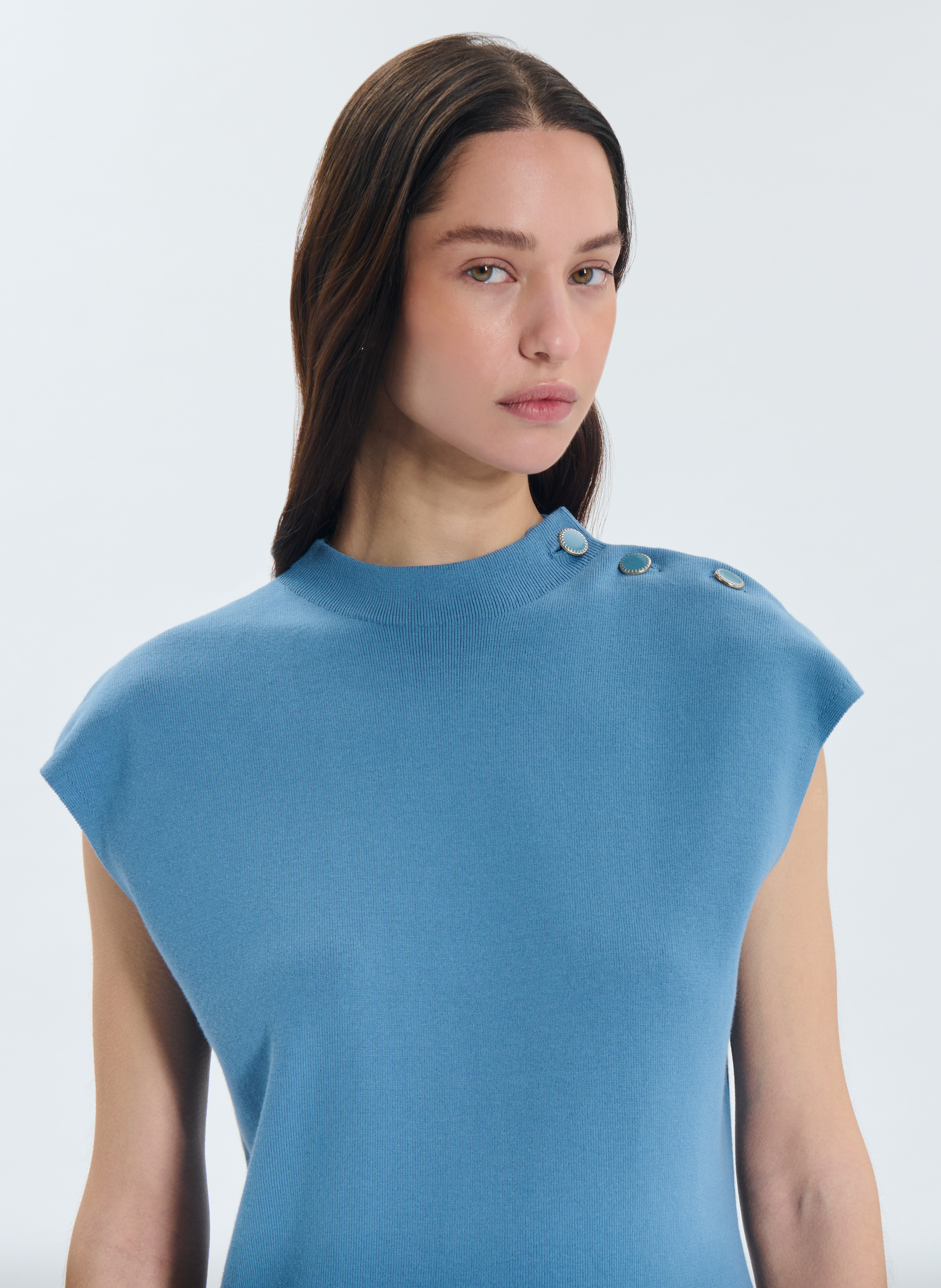 Pull  nigella ZAPA Bleu