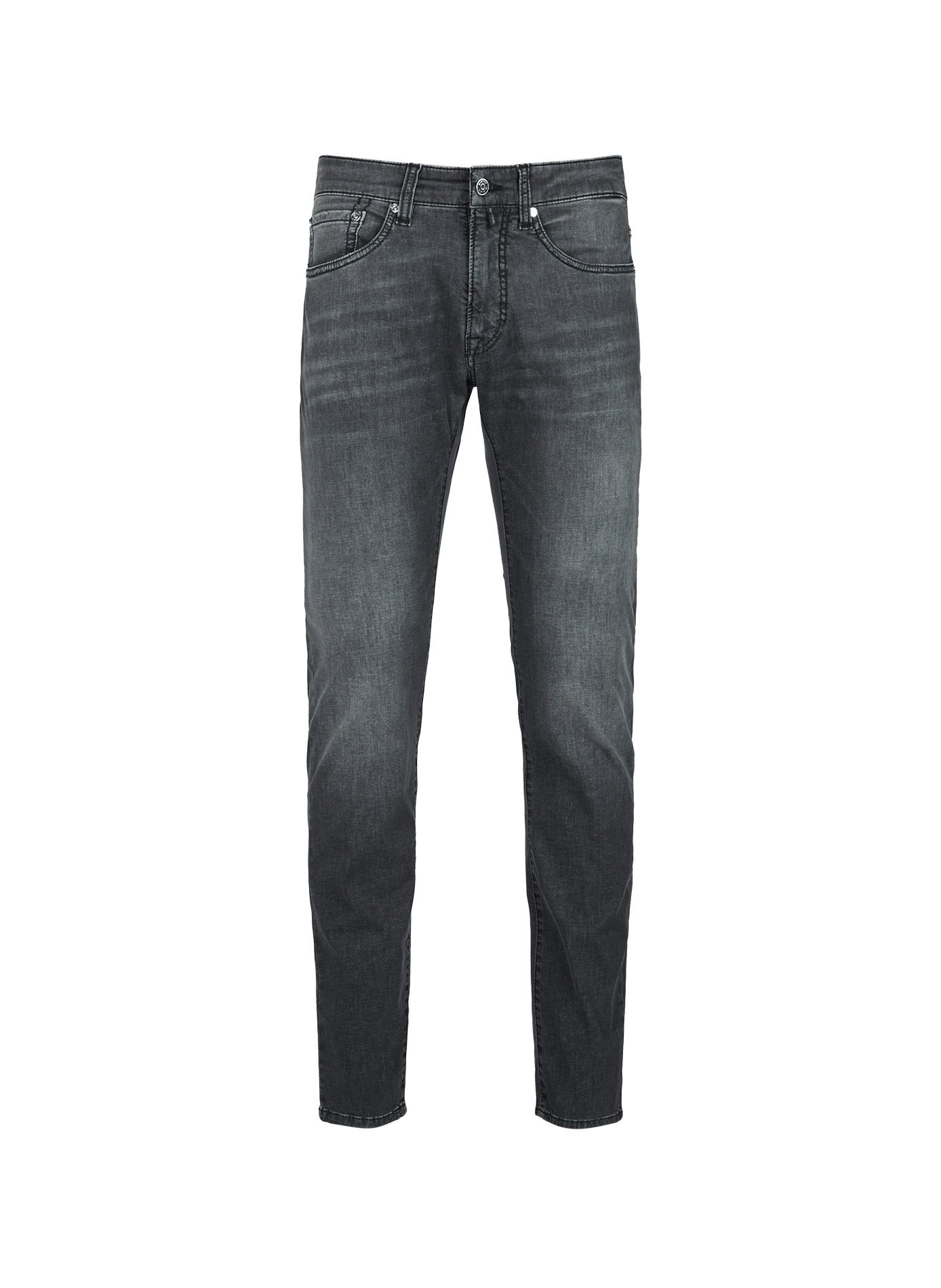 Jean slim fit en coton PIERRE CARDIN Gris