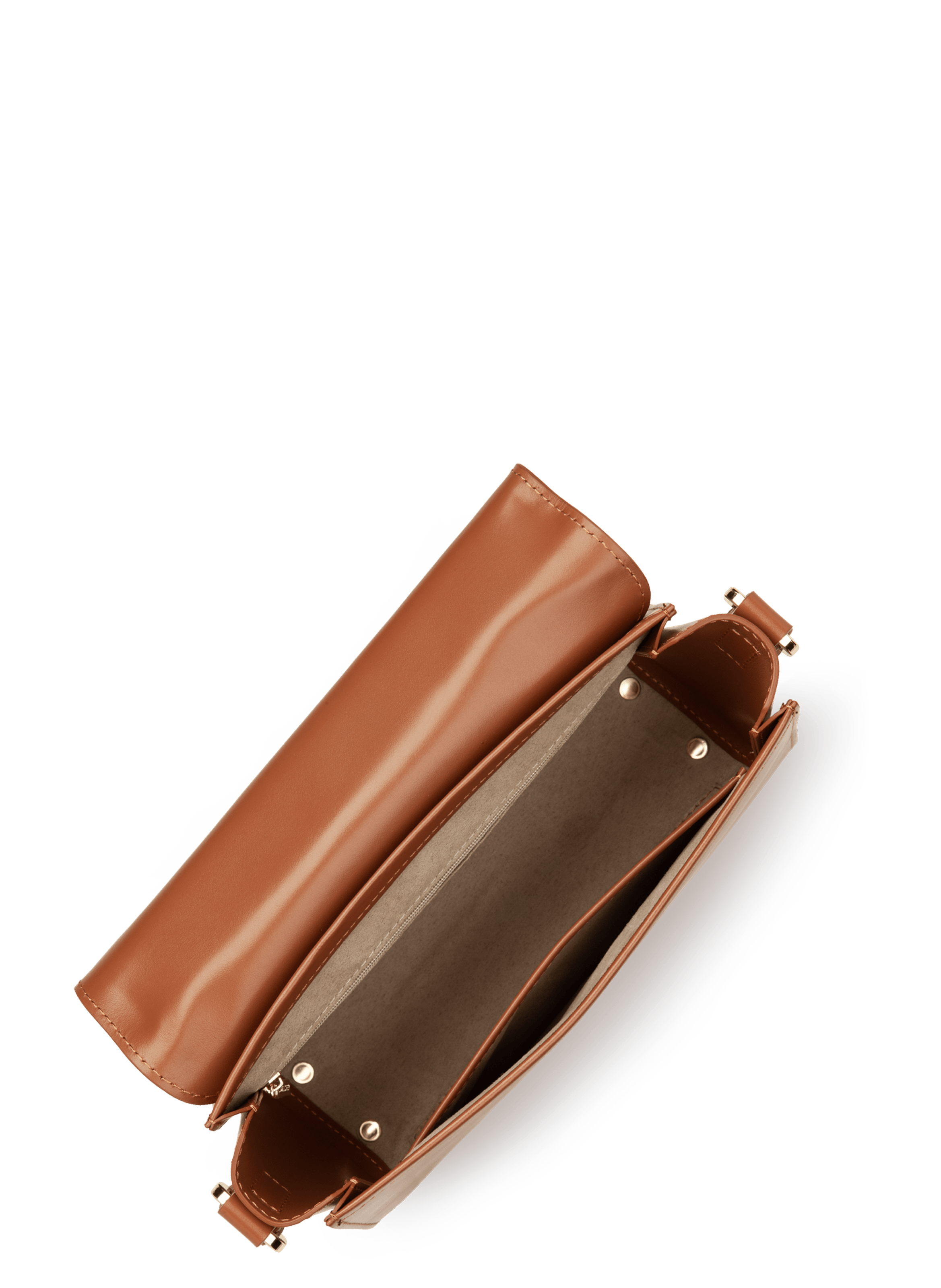 Crossbody bag - paris pad LANCASTER Brown