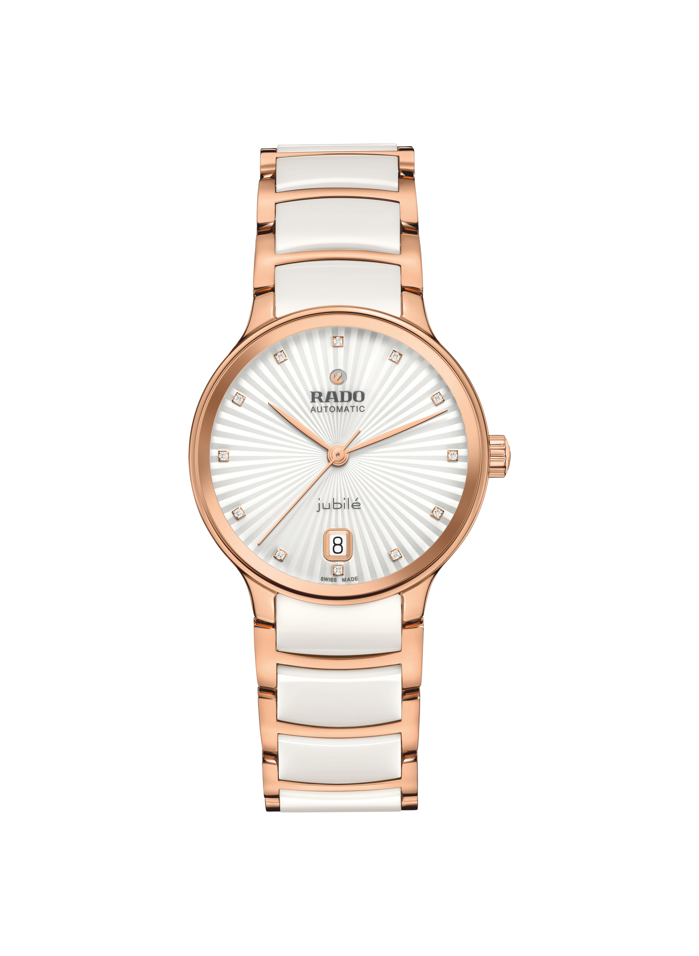 Montre automatique Centrix en céramique RADO Argent