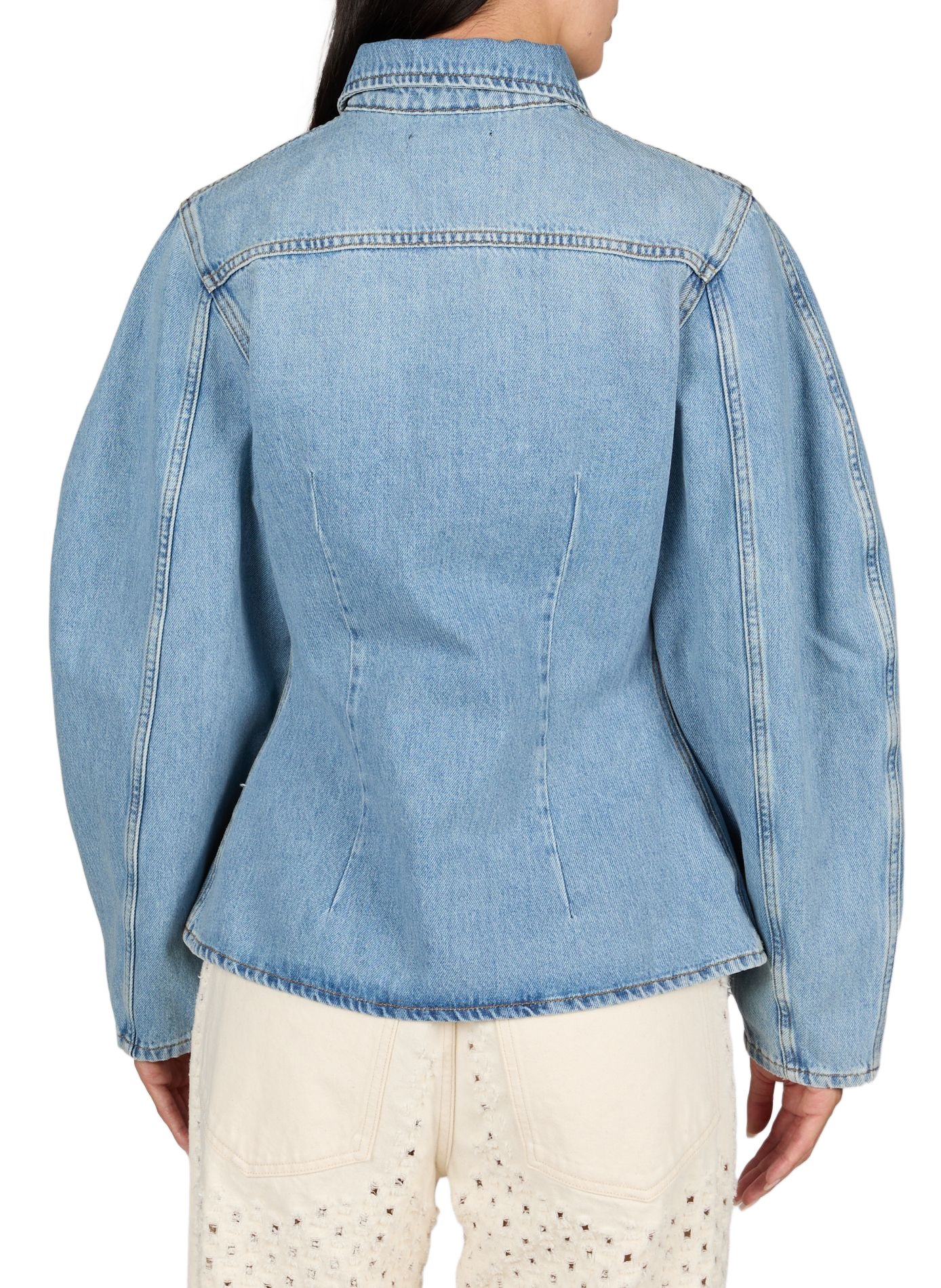 Cotton shirt ROTATE Blue
