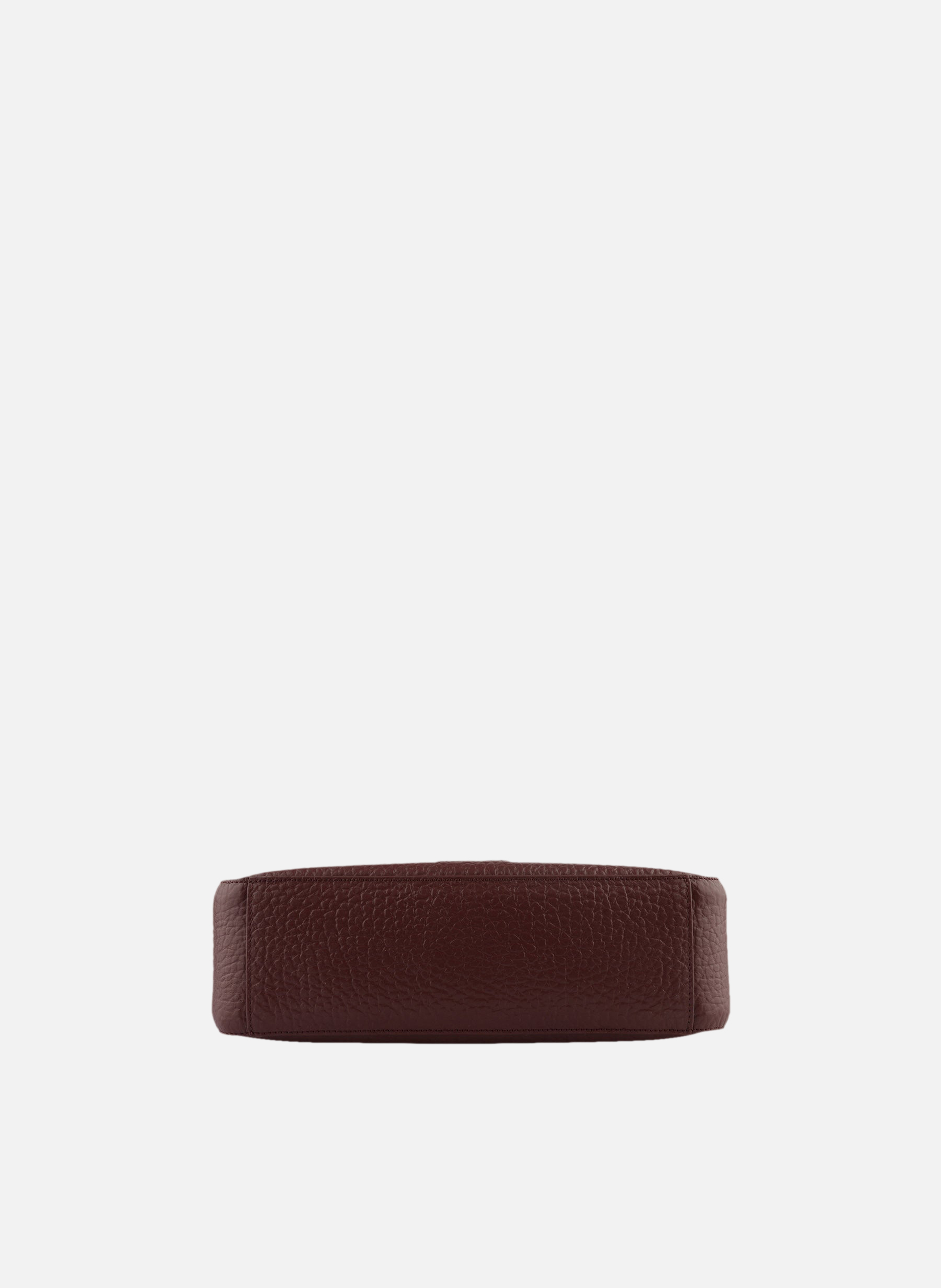 Fleuves | sac porté épaule gm en cuir de vachette | Rouge POURCHET Femme