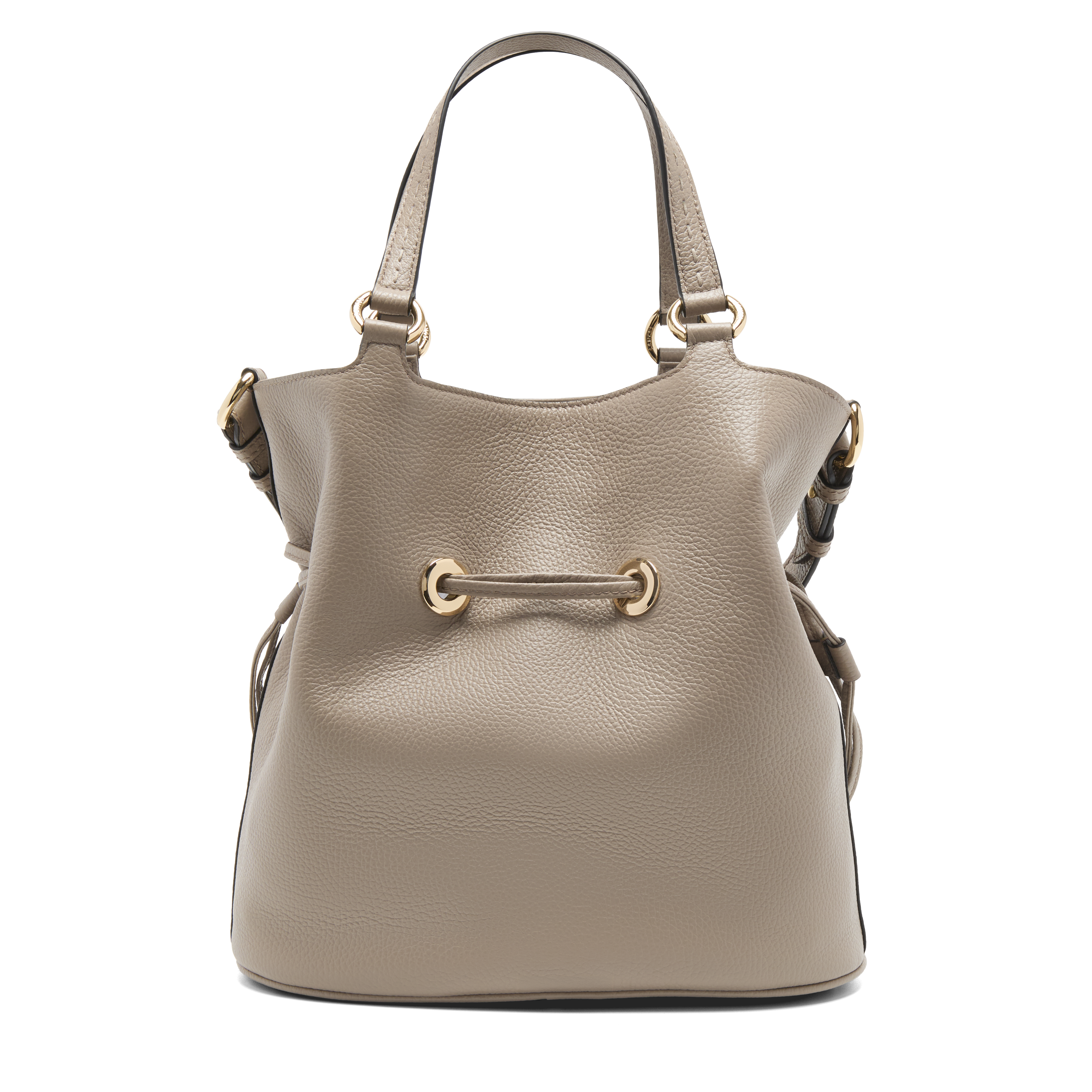 Lancel First Flirt bucket bag van generfd runderleer LANCEL Grijs