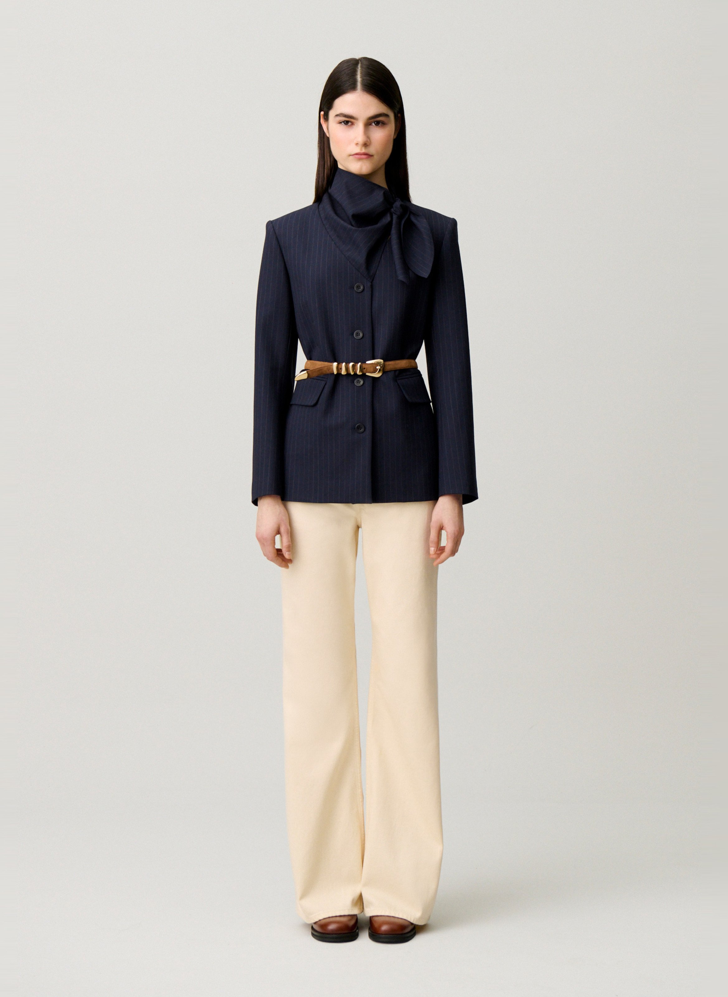Veste de tailleur en laine mélangée CLAUDIE PIERLOT Multicolore