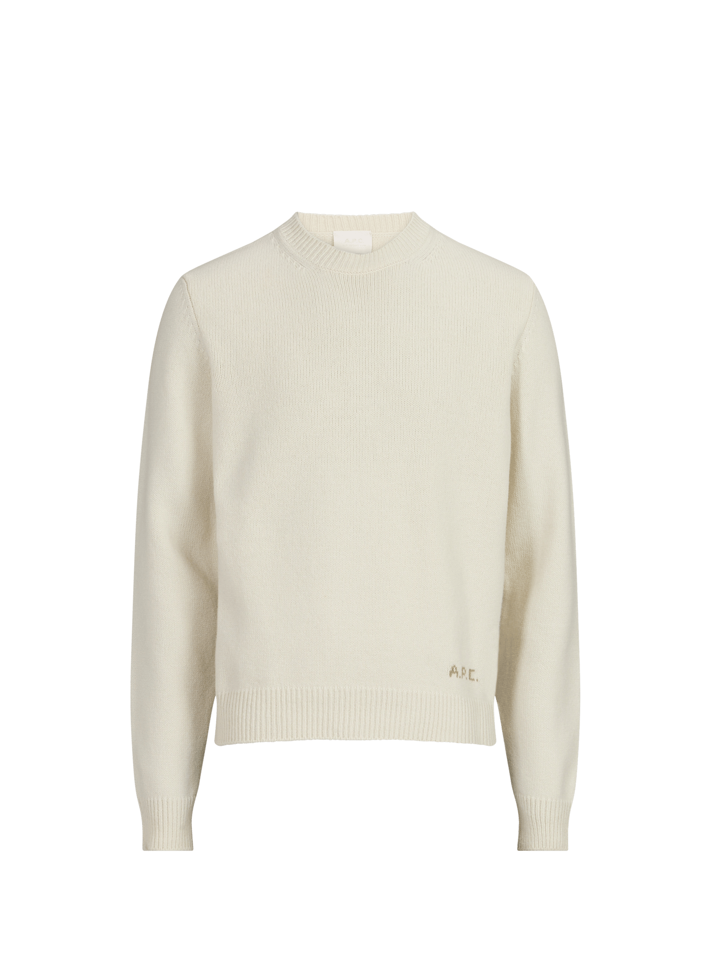 Straight wool jumper A.P.C. Beige