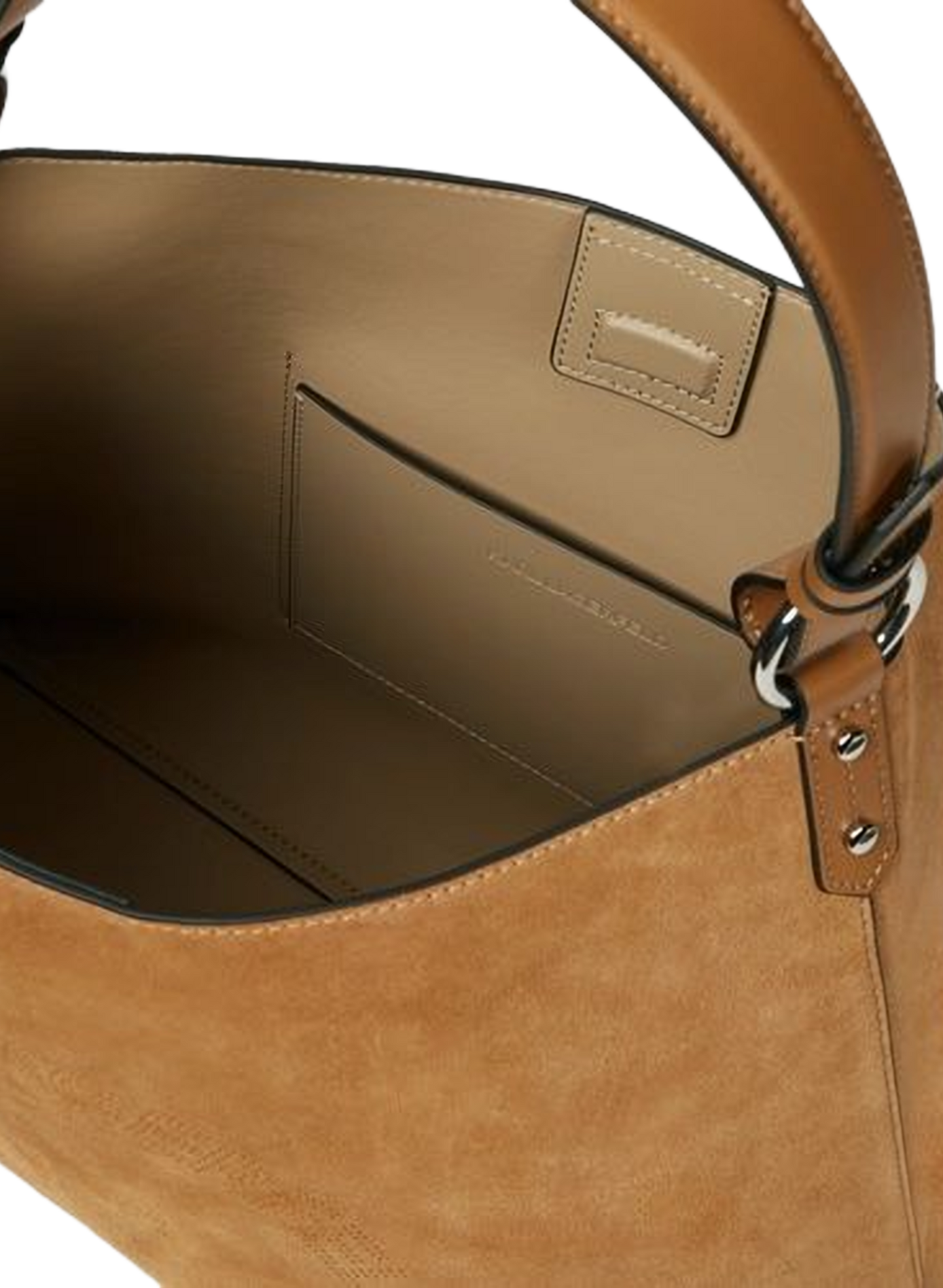 Sac K/Daily en cuir suédé KARL LAGERFELD Marron