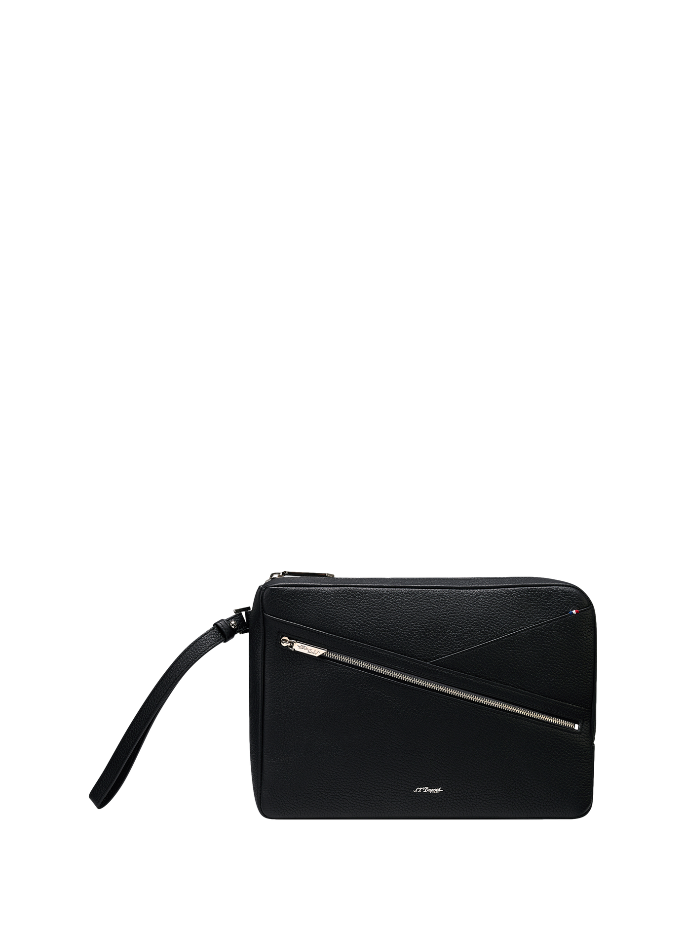 Néo Capsule leather clutch S.T. DUPONT Black