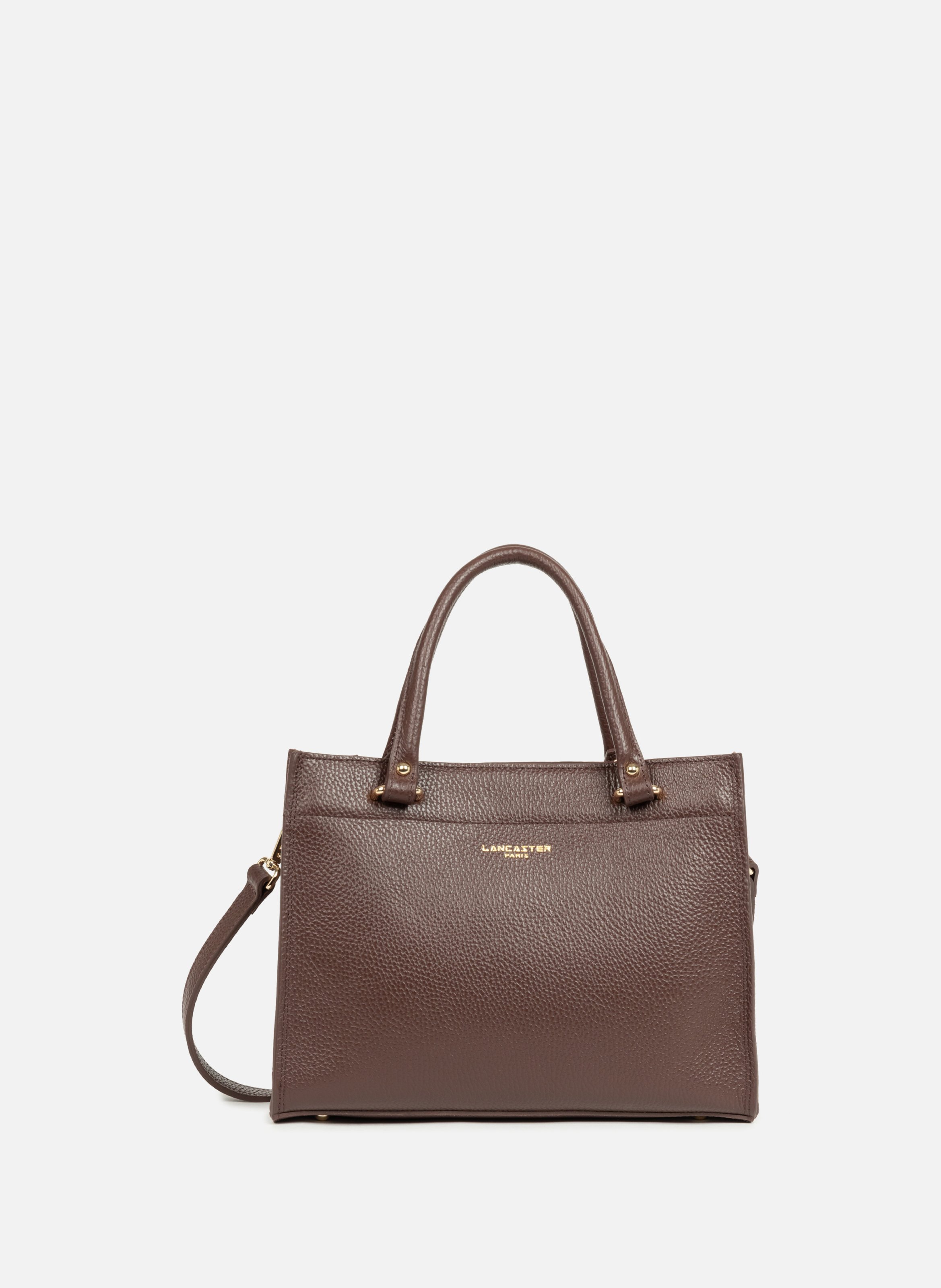 Sac à main - foulonné double daily  Marron - in - or pâle