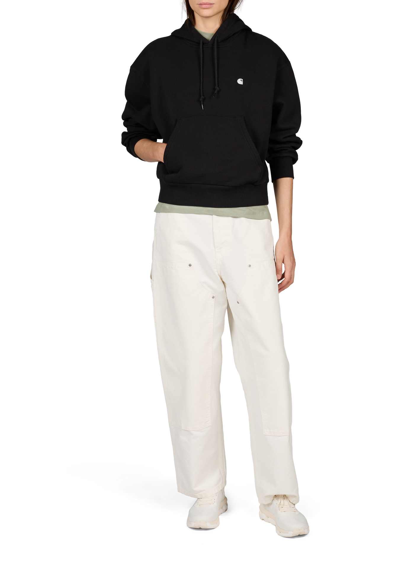 Cotton Hooded Sweatshirt CARHARTT WIP Black