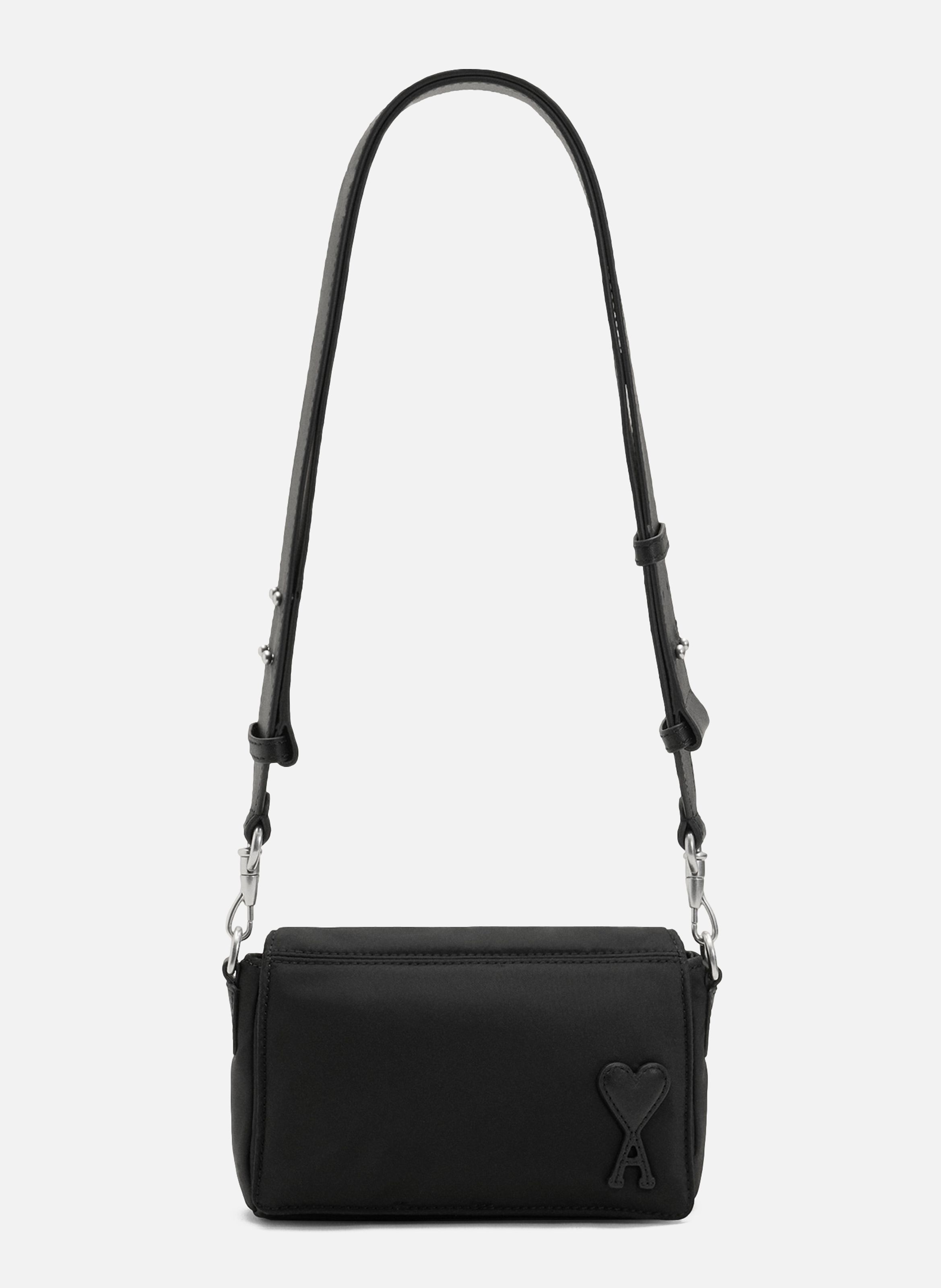 Sac lunch box marcel en nylon ouatiné unisexe AMI PARIS Noir