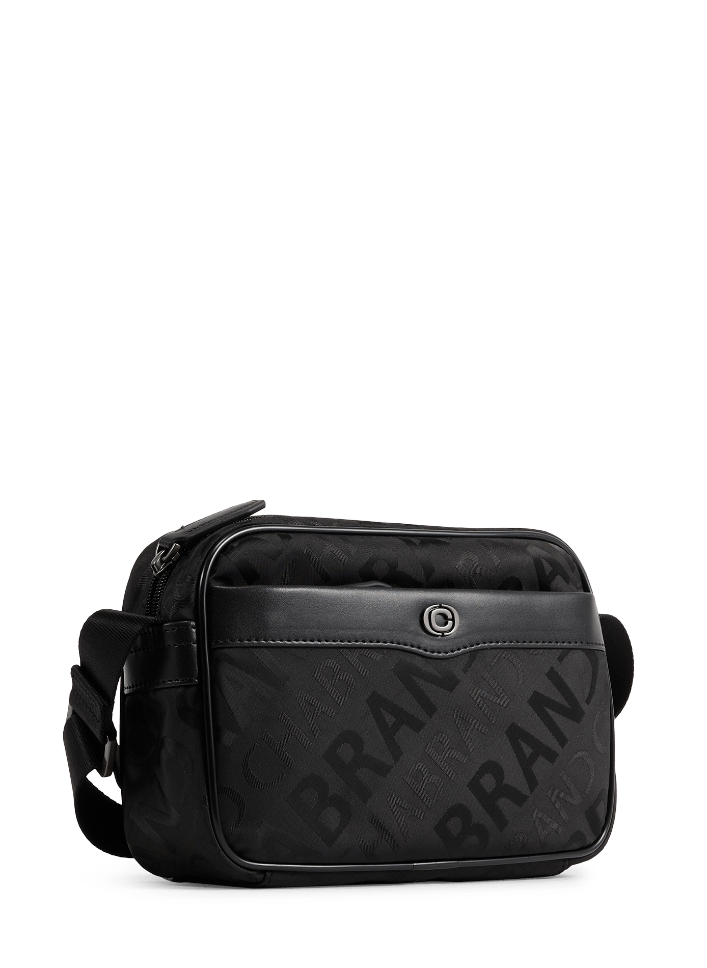 Solid multi-pocket crossbody bag CHABRAND Black
