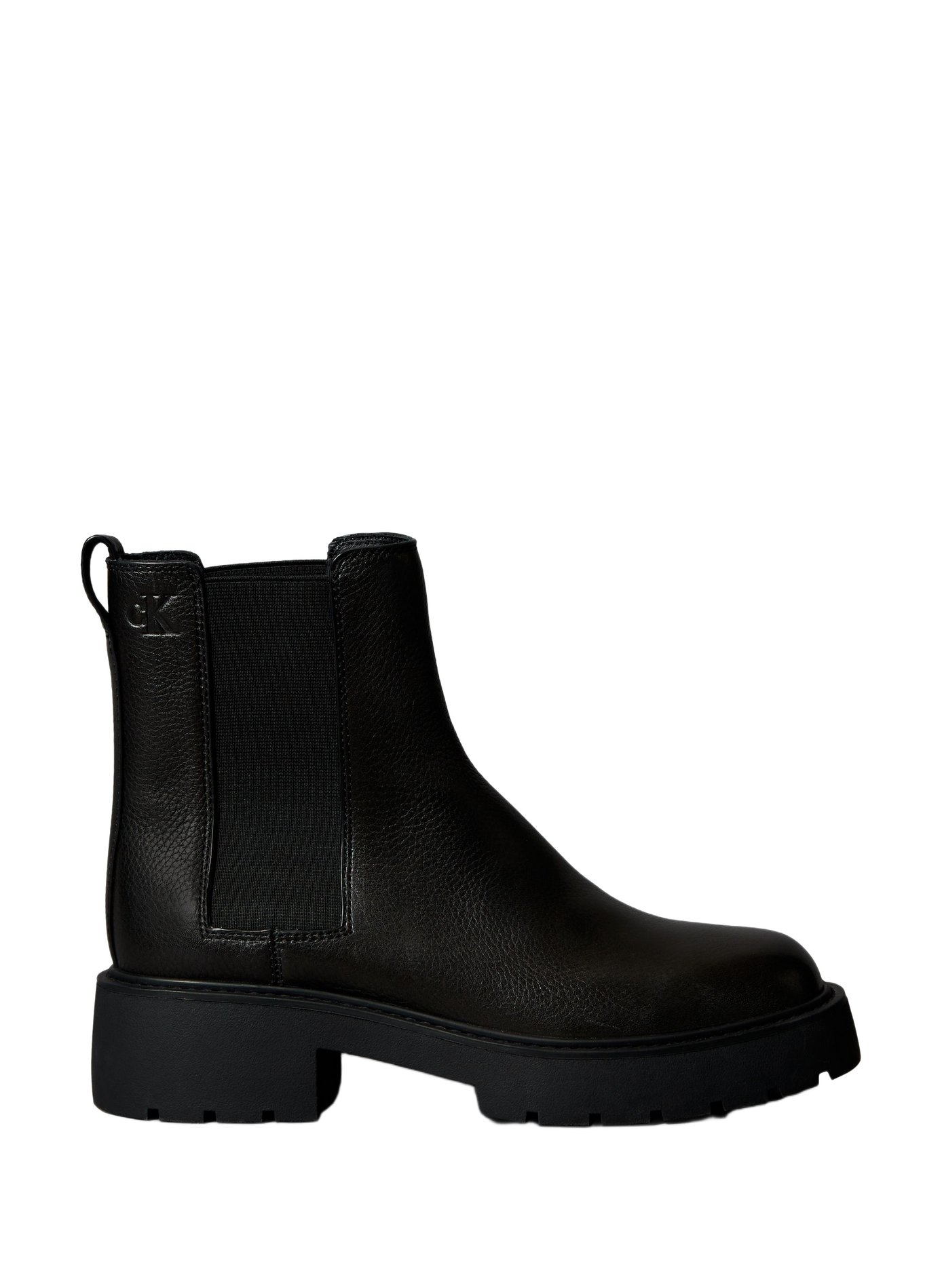 Leather ankle boots CALVIN KLEIN Black