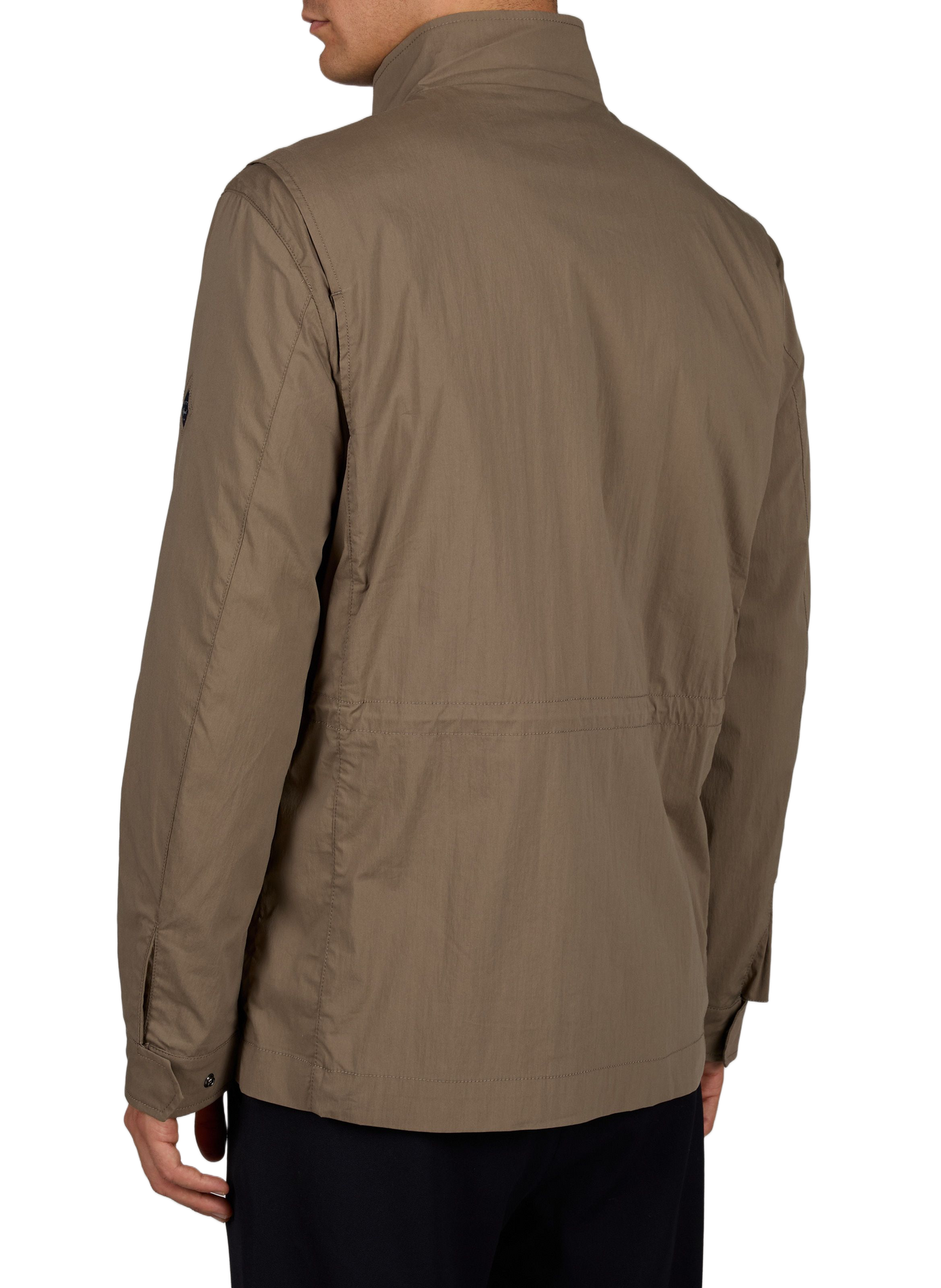 Veste saharienne en coton mélangé HACKETT Beige
