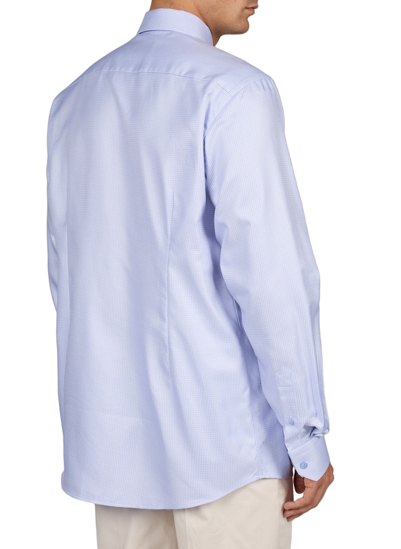 Straight cotton shirt ETON Blue