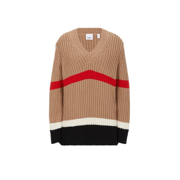 Pull oversize en coton et cachemire