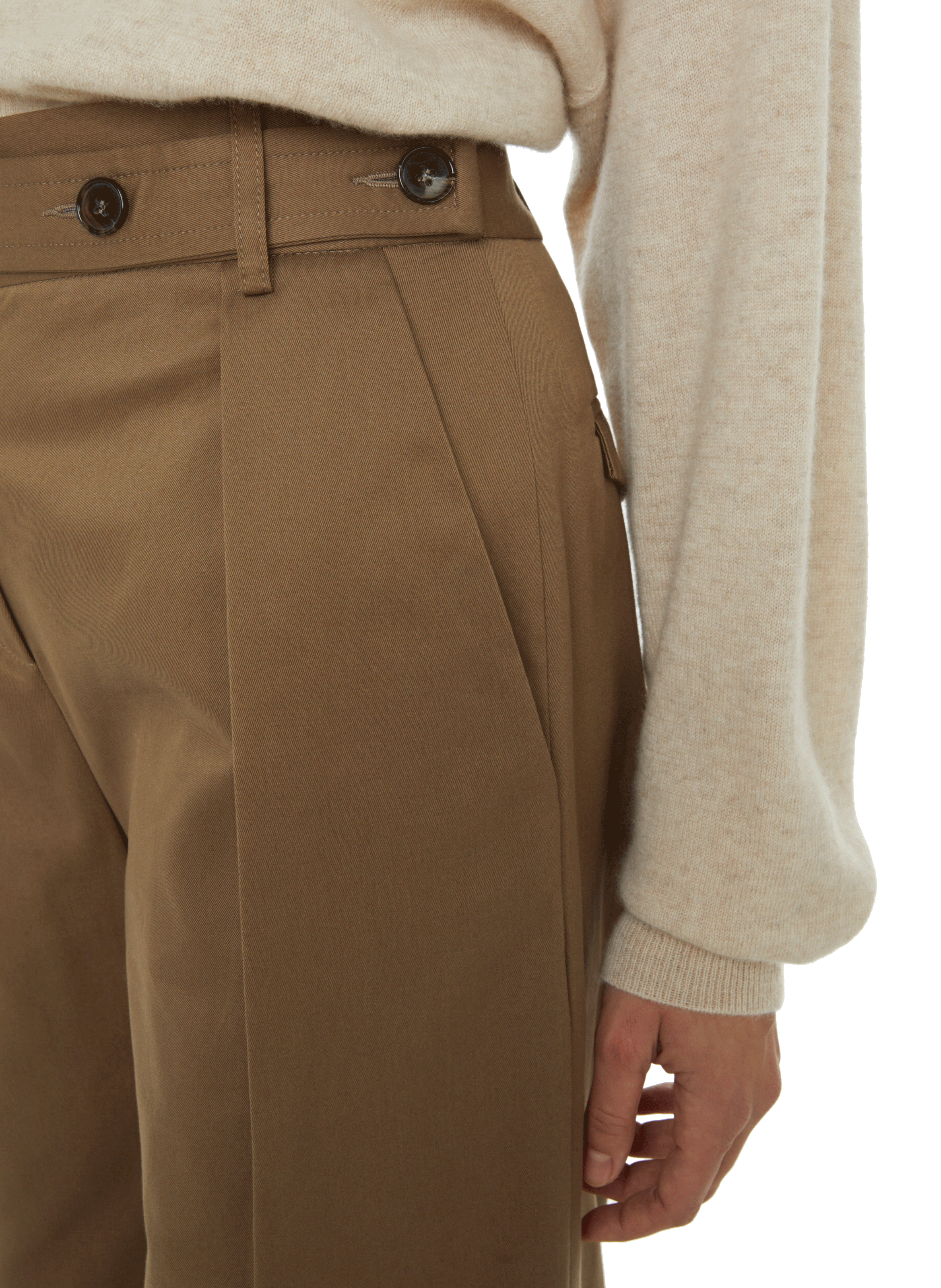 Pantalon Elijah EUDON CHOI Marron