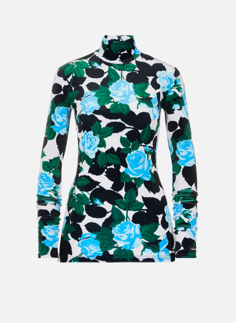 Long-sleeved top with floral pattern MulticolorRICHARD QUINN 
