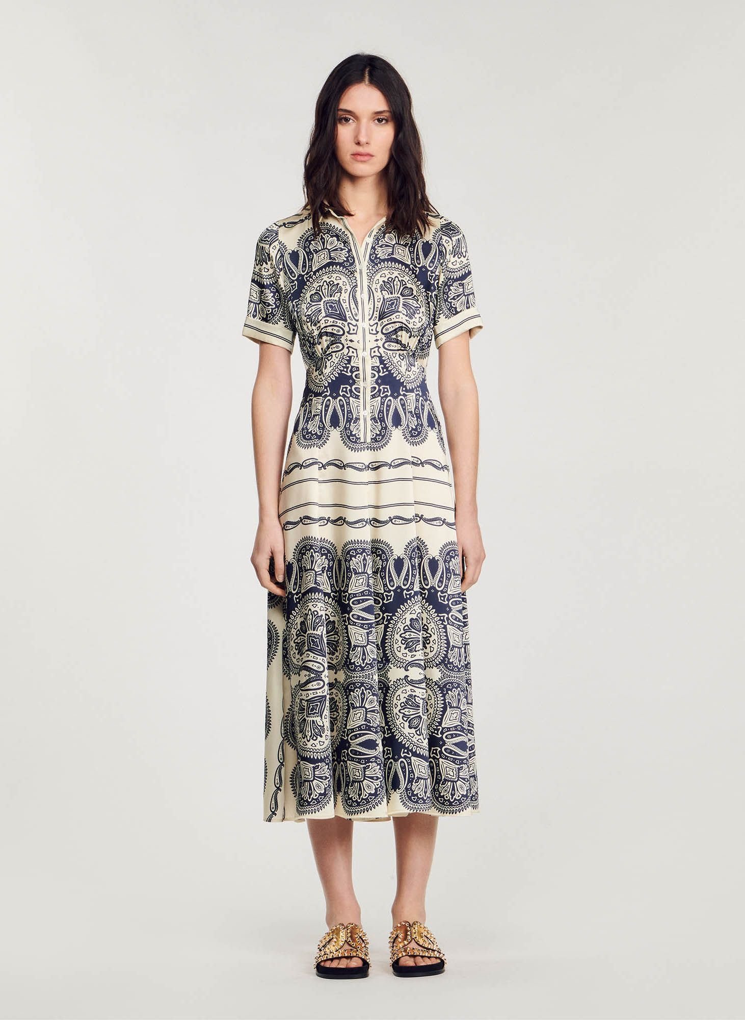 Robe chemise sandro hotsell