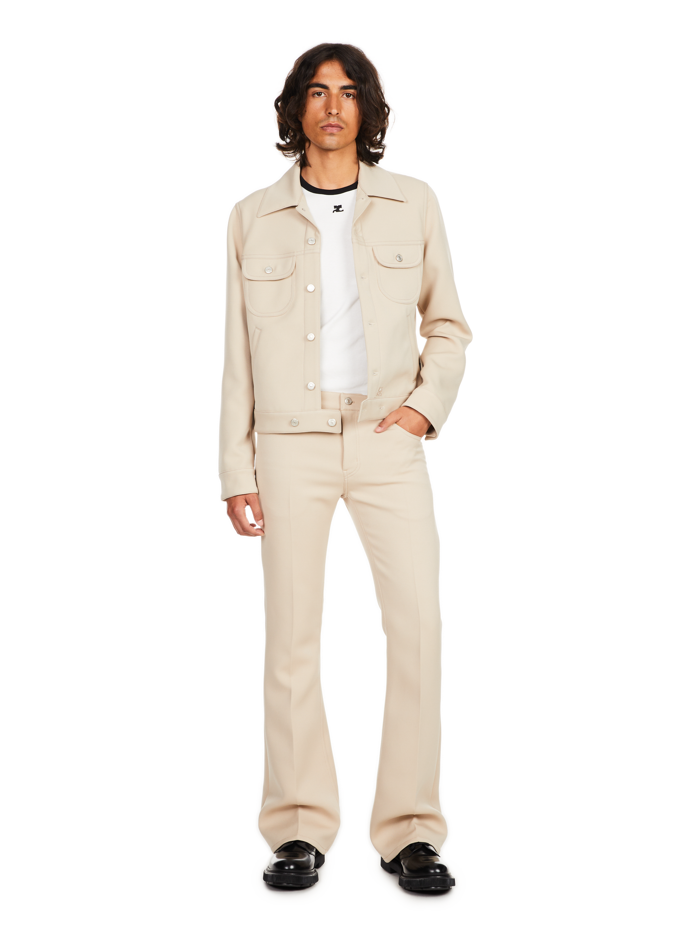 Cotton T-shirt COURRÈGES White