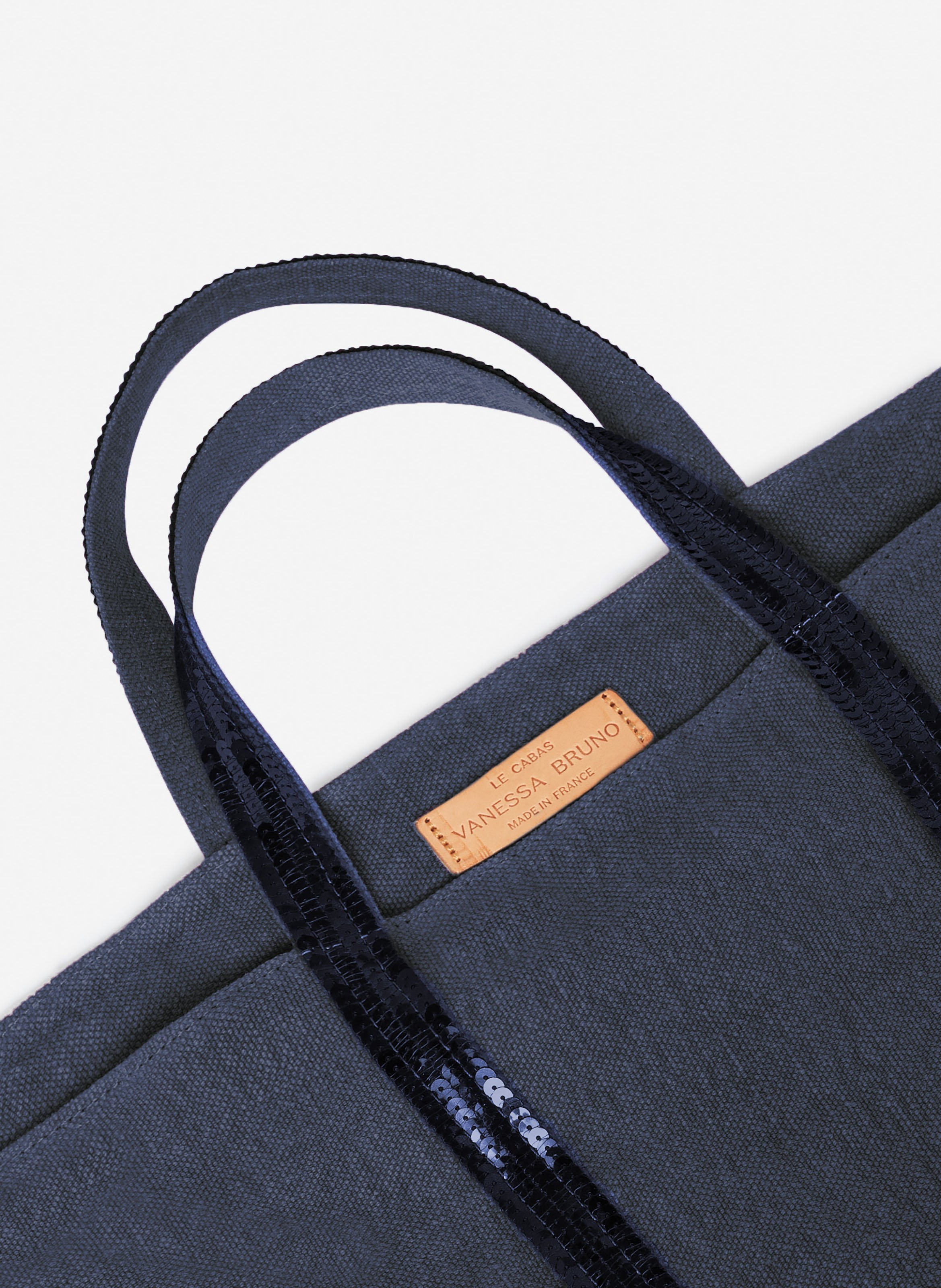 Cabas m en lin VANESSA BRUNO Bleu