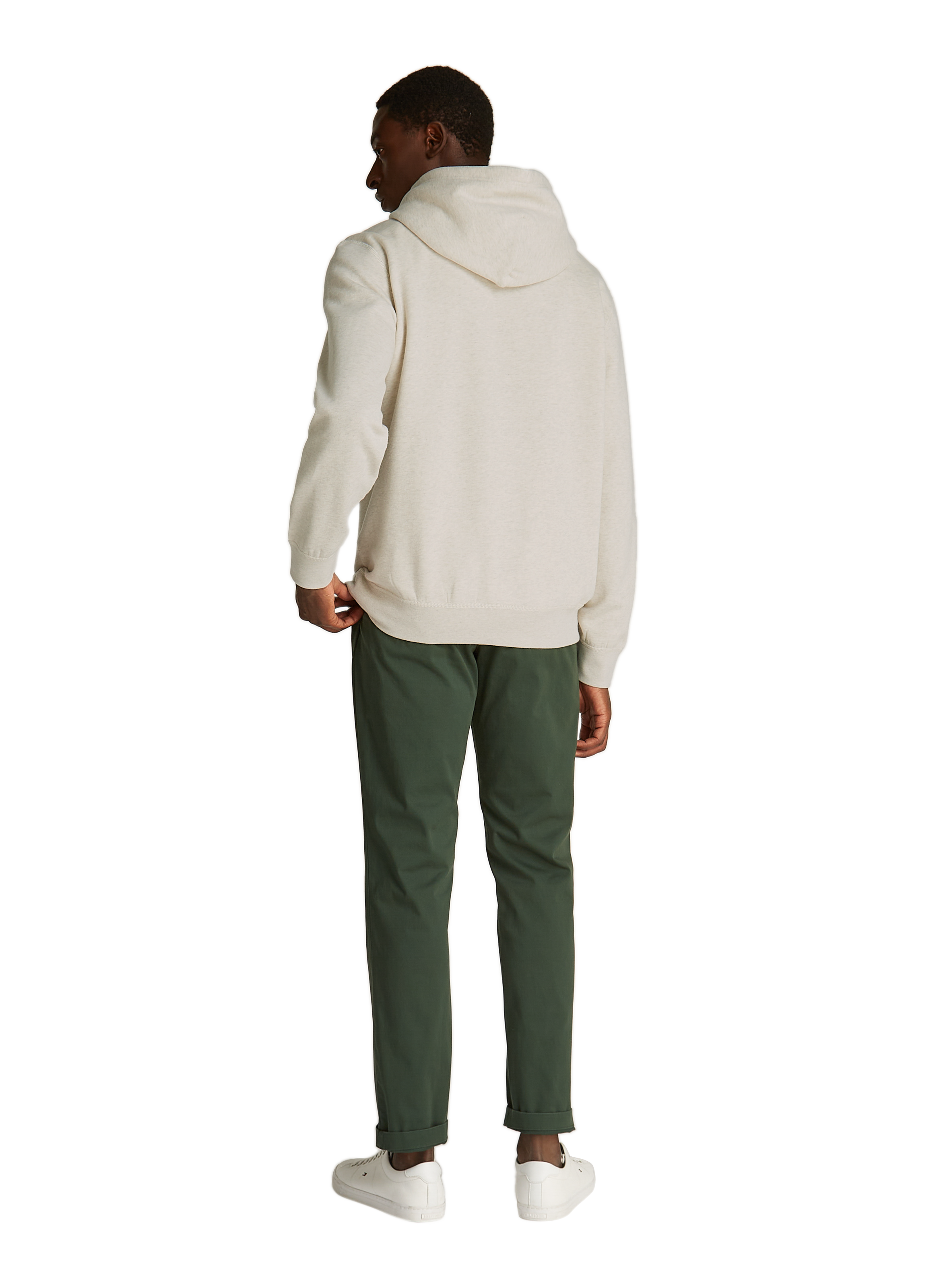 Fleece hoodie TOMMY HILFIGER Beige