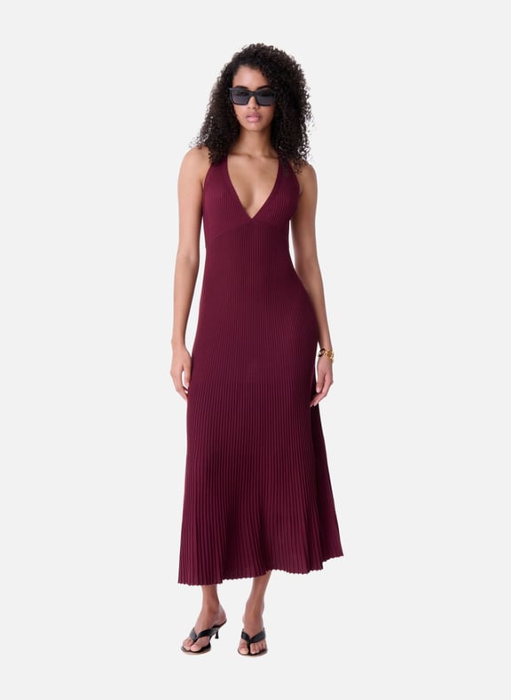Robe longue elouna Rouge by VANESSA BRUNO VANESSA BRUNO Robe longue elouna Rouge
