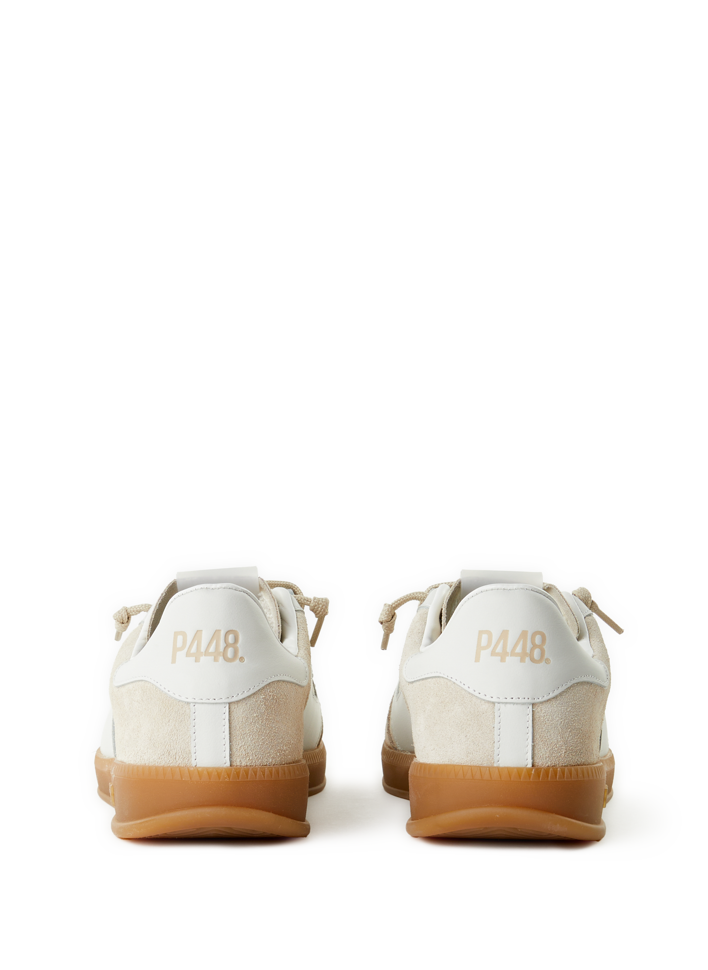 Monza leather sneakers P448 Beige