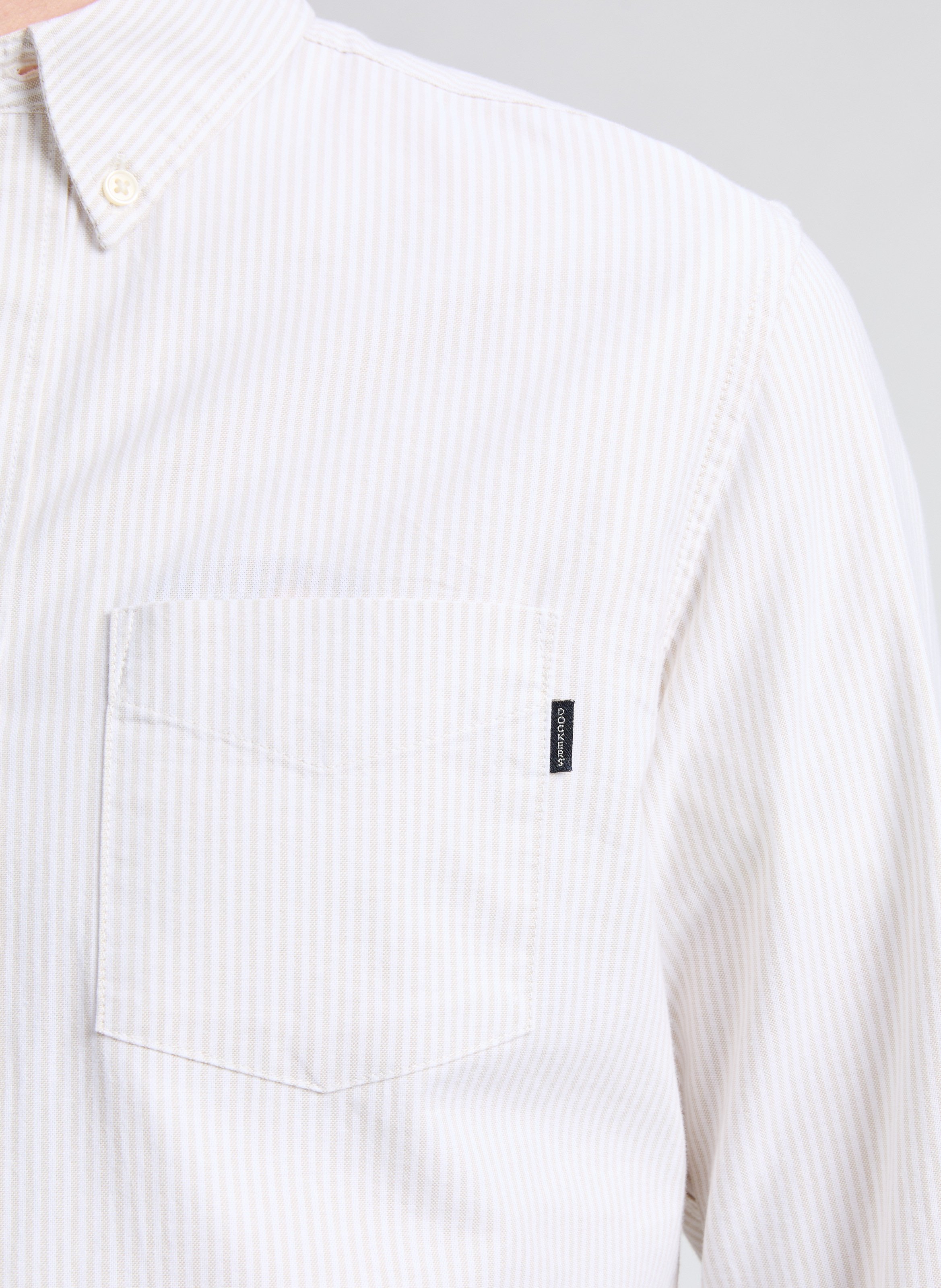 Chemise stretch en coton mélangé DOCKERS Beige