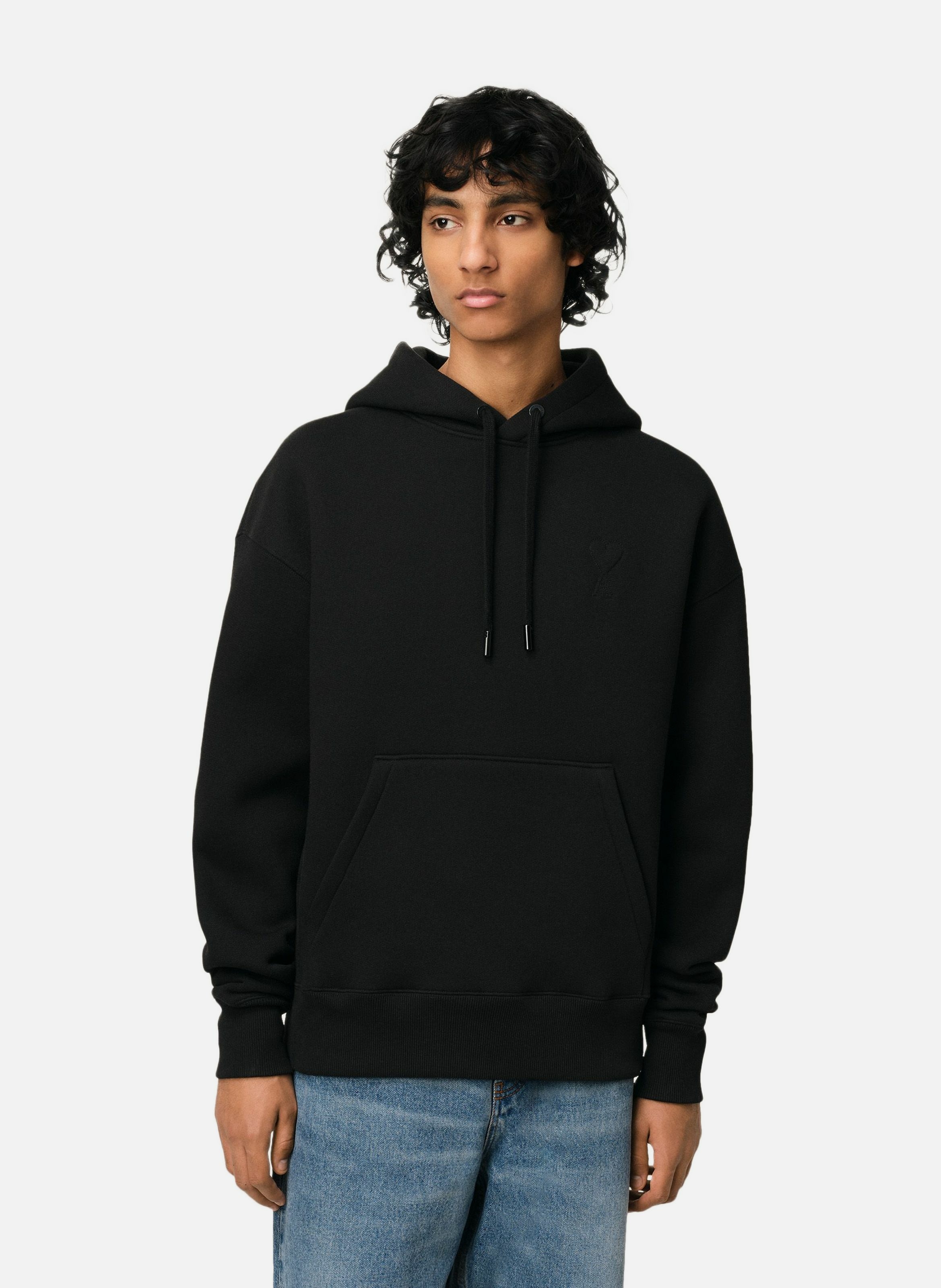 Hoodie ami de coeur unisexe AMI PARIS Noir