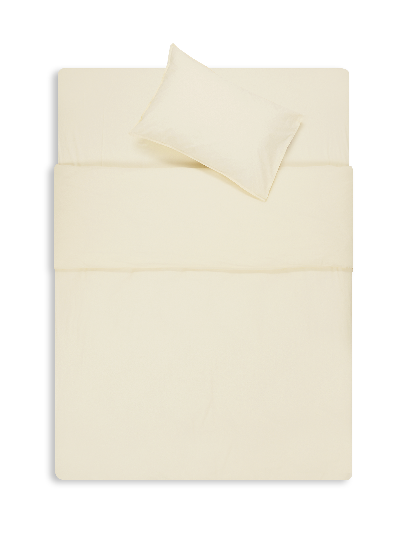 AU PRINTEMPS PARIS Cotton percale duvet cover Beige