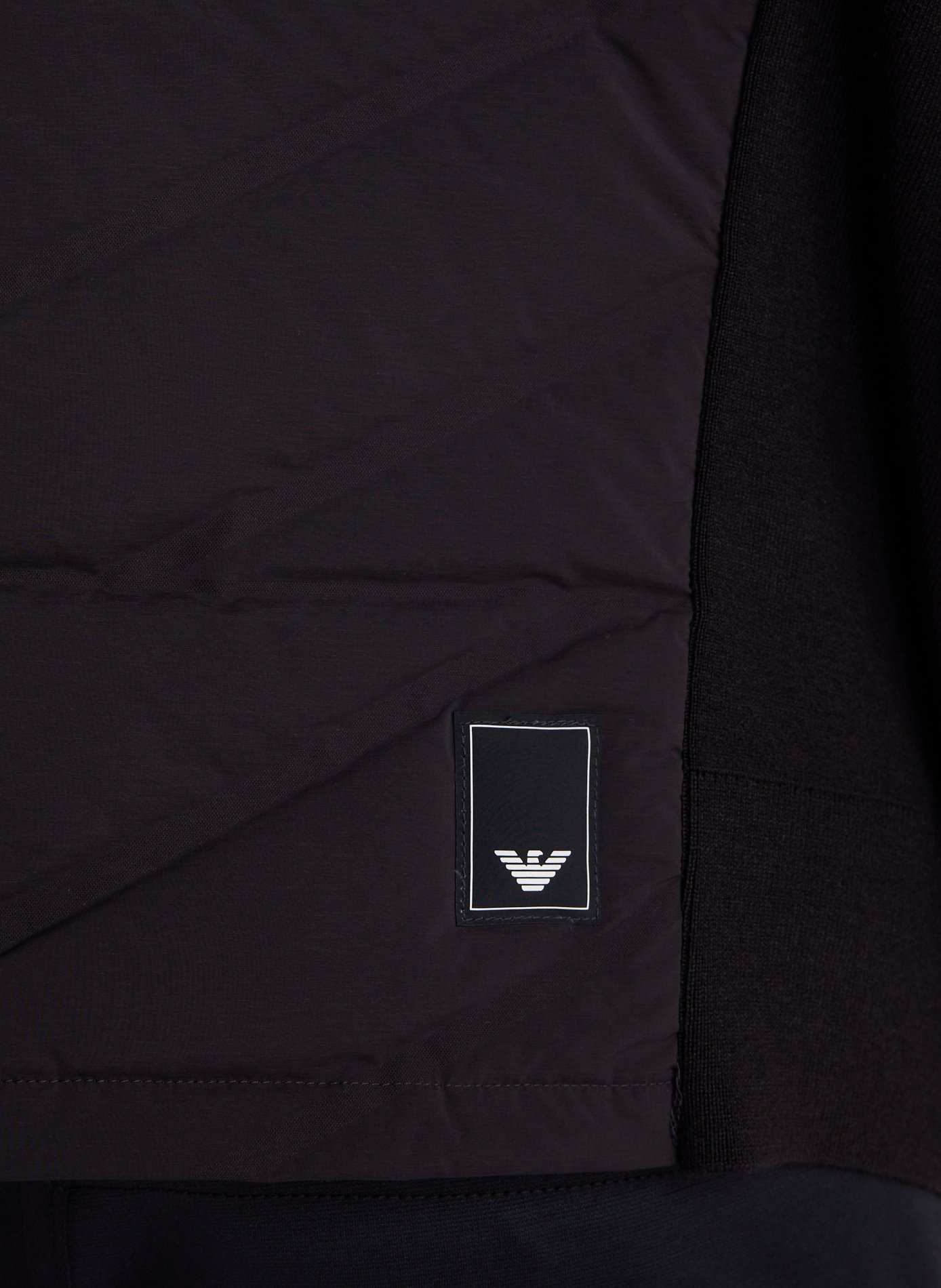 Straight stand-up collar jacket EMPORIO ARMANI Blue