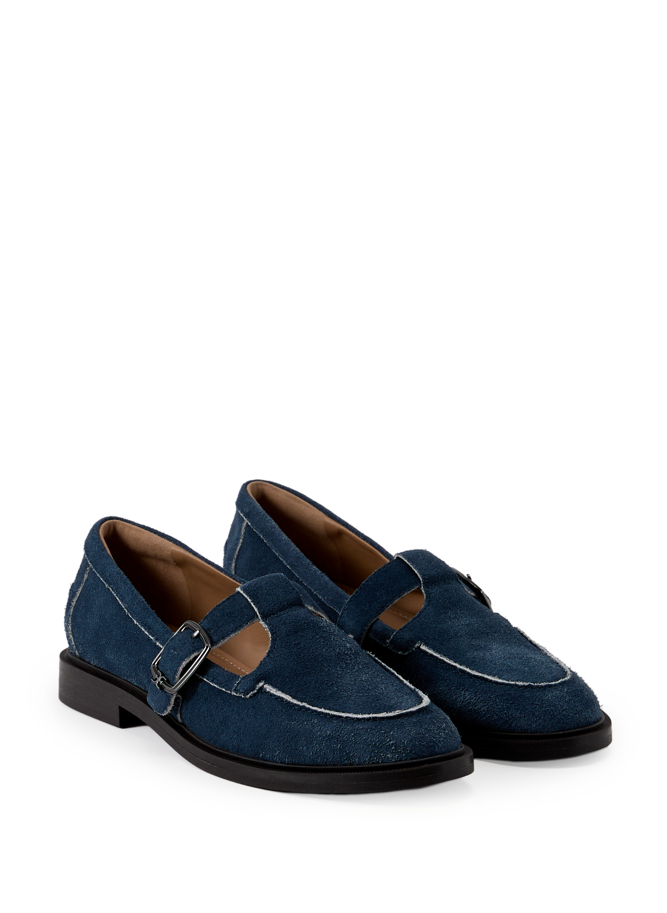 Mocassins en cuir SAM EDELMAN Bleu
