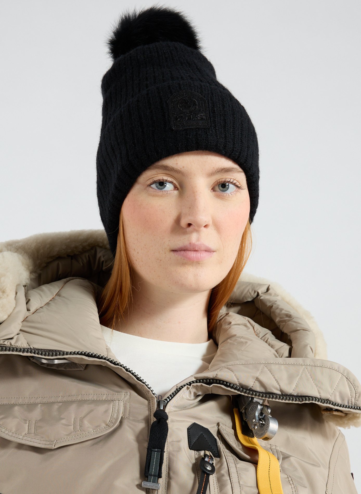 Logo beanie PARAJUMPERS Black