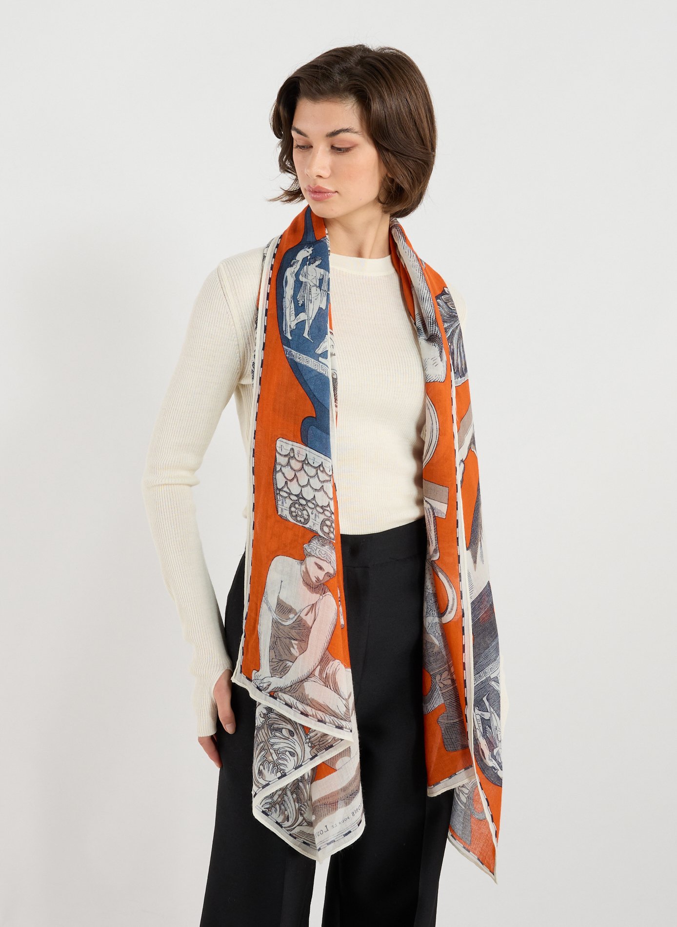 Foulard Archives en laine INOUITOOSH Multicolore