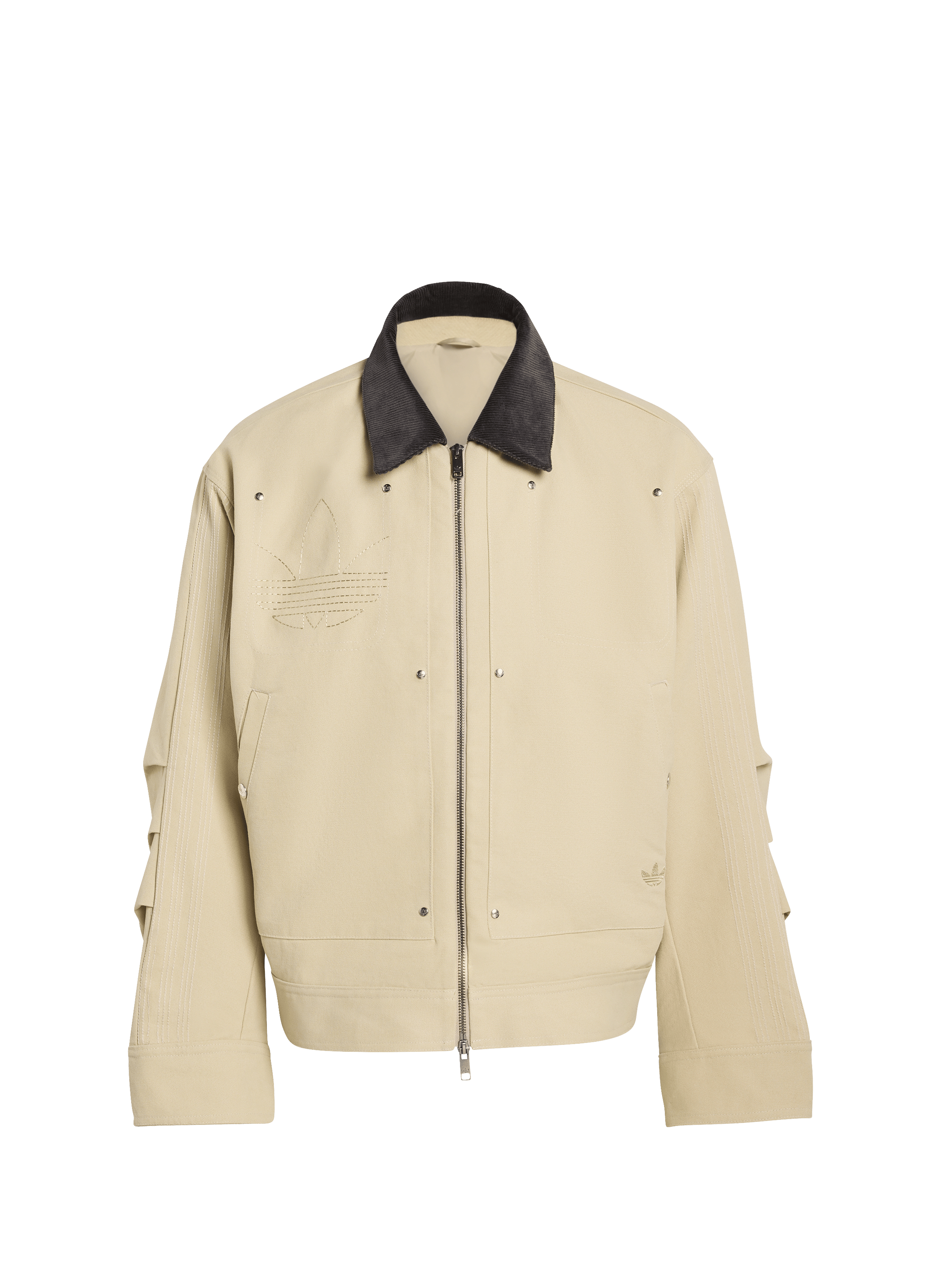 Veste Bomber avec clous ADIDAS Beige