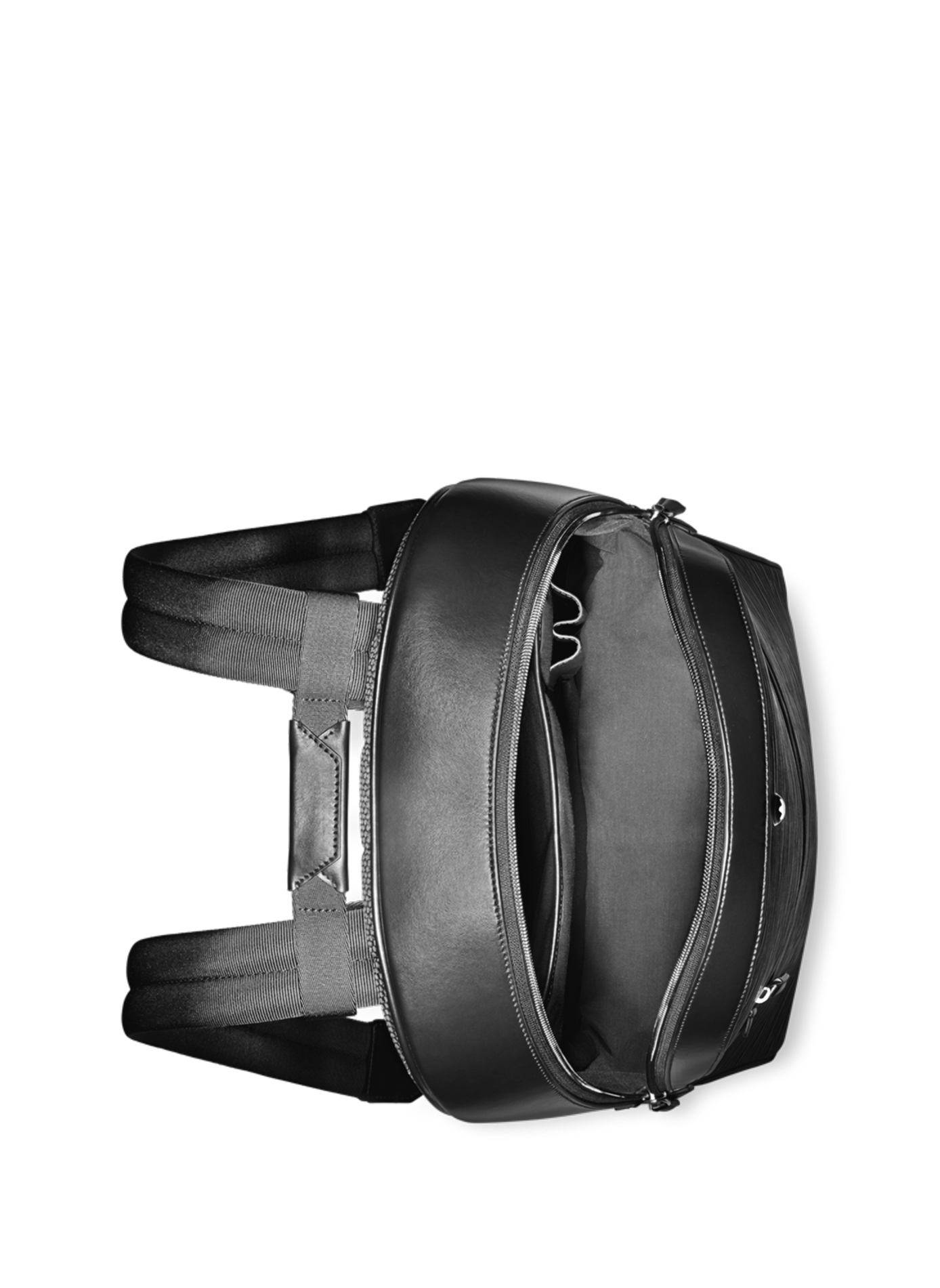 Leather backpack MONTBLANC Black