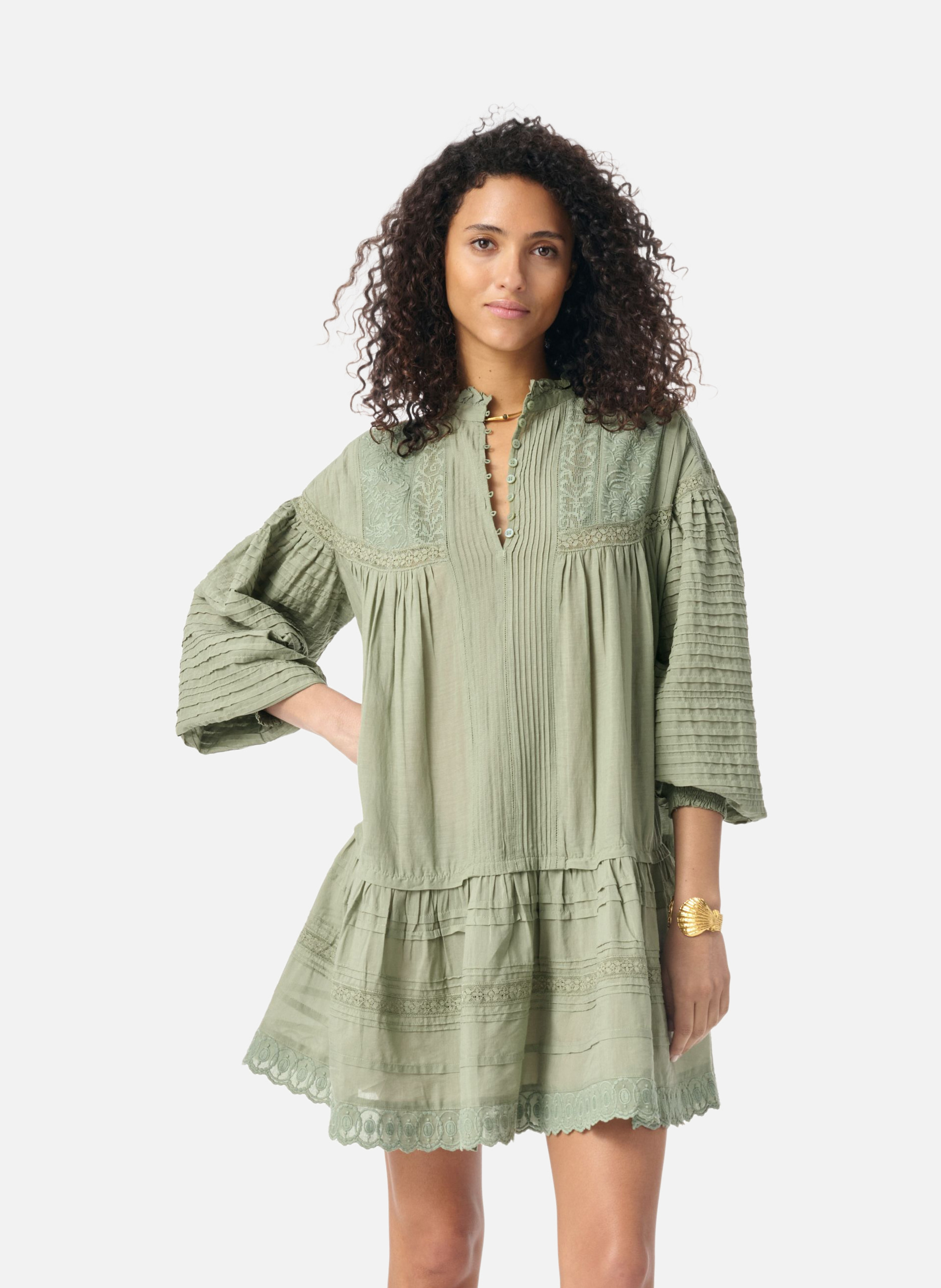 Robe Diane VANESSA BRUNO Vert